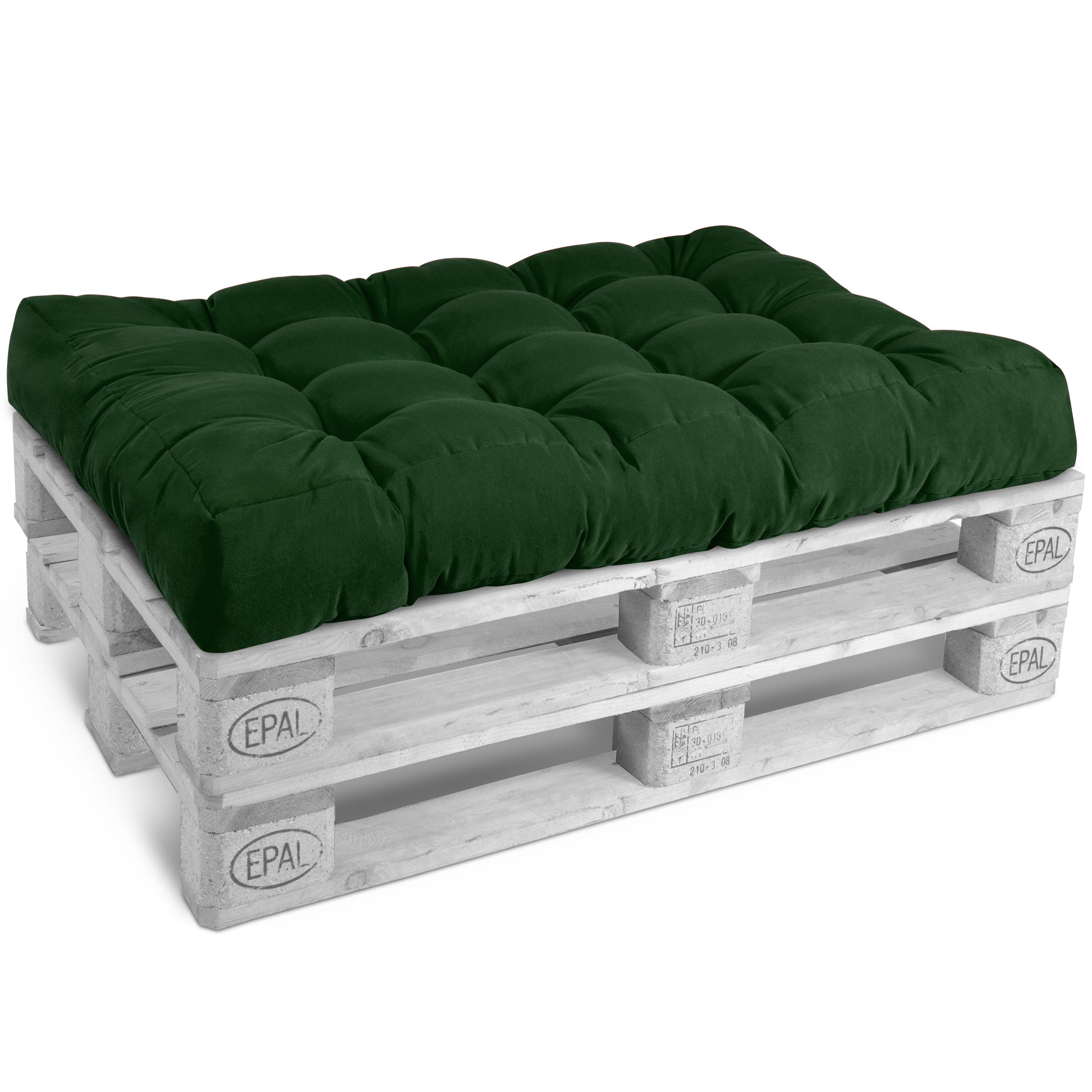 Beautissu Outdoor Palettenkissen Rücken-, Sitz- & Seitenkissen für Eur