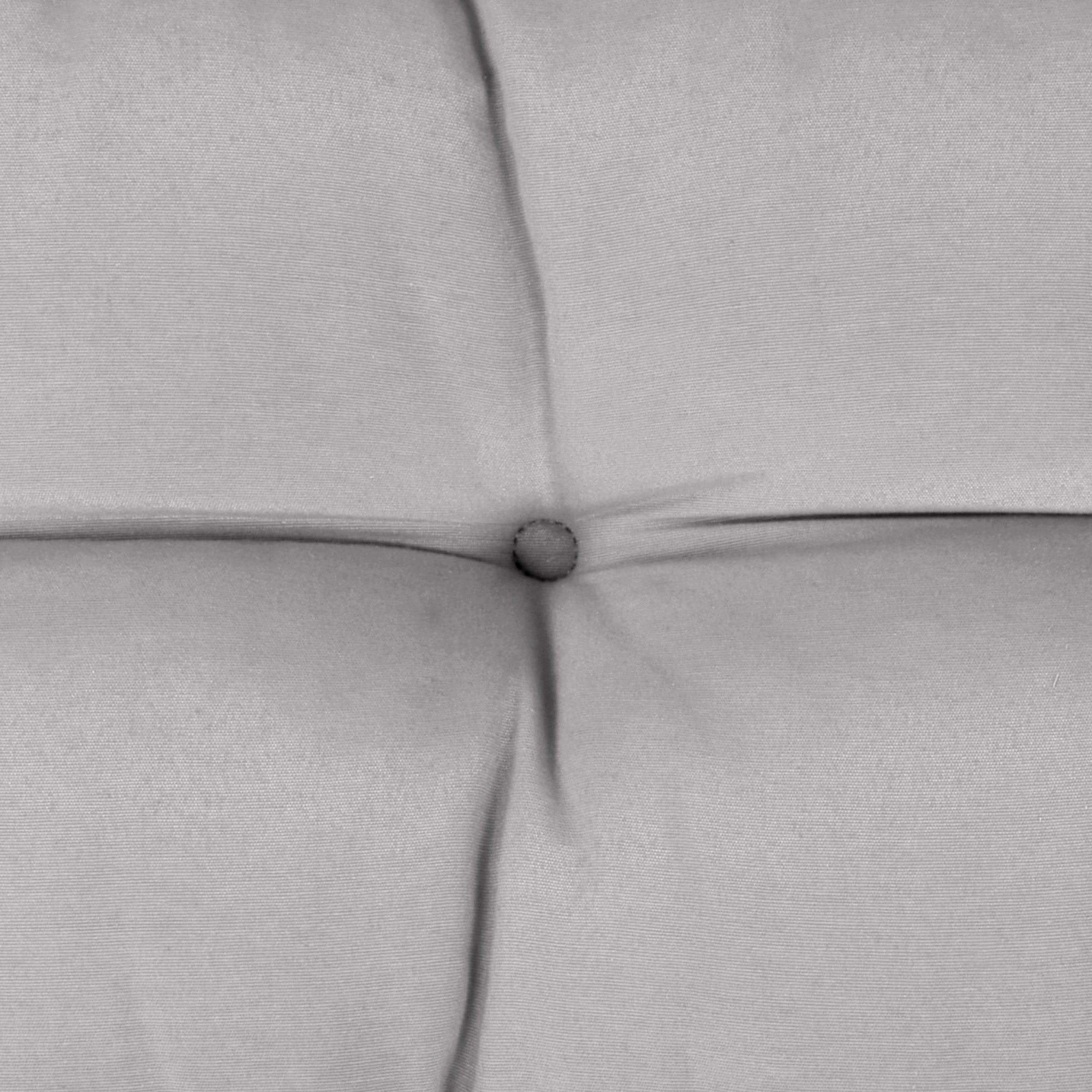 Hellgraue Beautissu Europaletten Kissen für Sitz- und Rückkomfort im Outdoor Lounge-Design