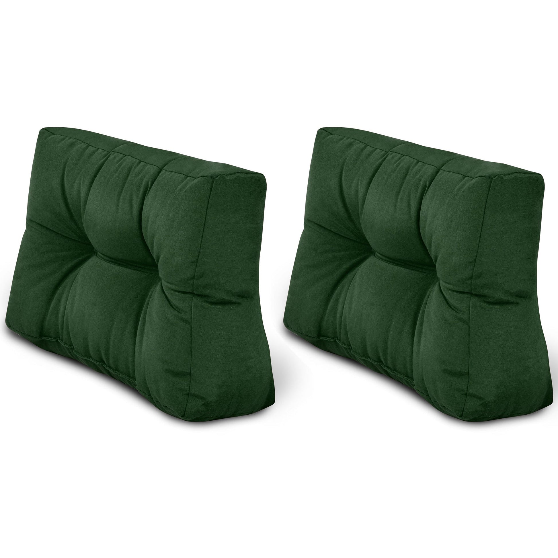 Outdoor Palettenkissen Set mit 2 Rückenkissen und 1 Sitzkissen für Europaletten, modernes Design, hoher Sitzkomfort, wetterfest, pflegeleicht