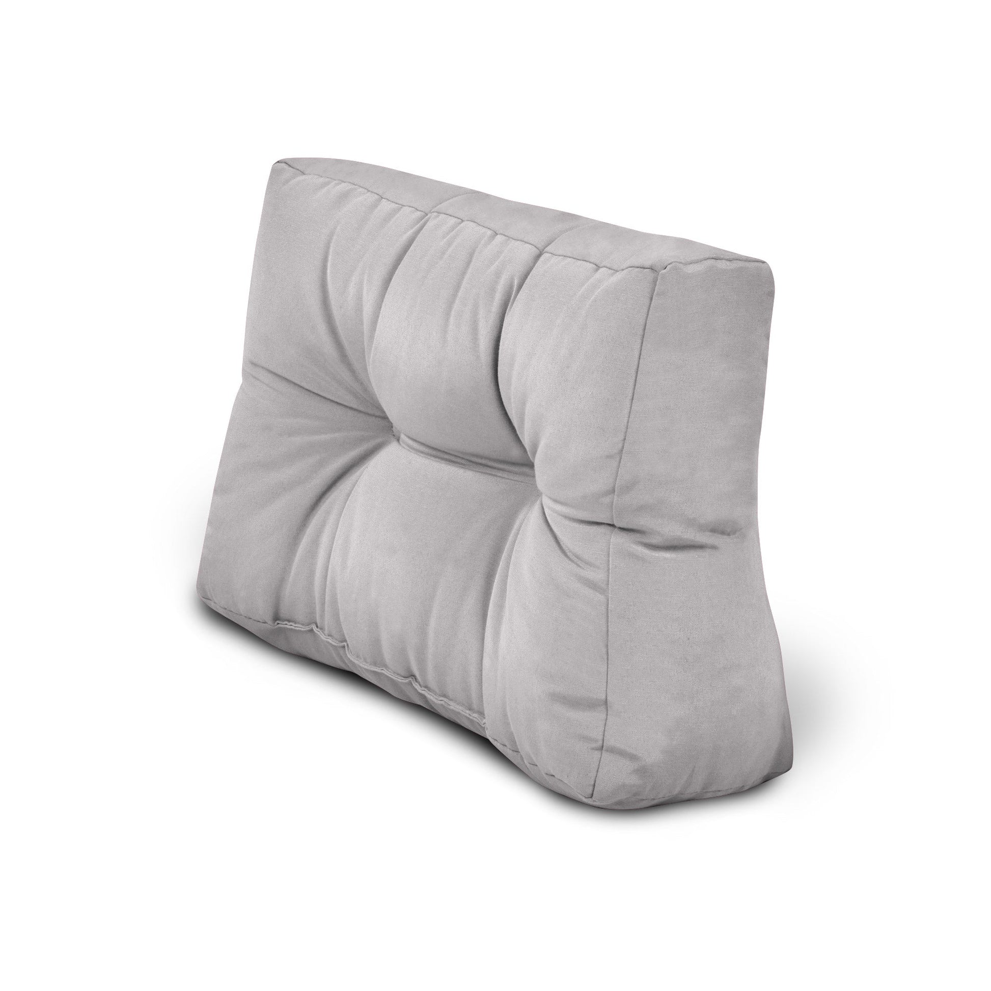 Hellgraue Outdoor Europaletten Kissen für Sitz-, Rücken- und Seitenpolster mit 15 cm Schaumstoff und strapazierfähigem Polyesterbezug