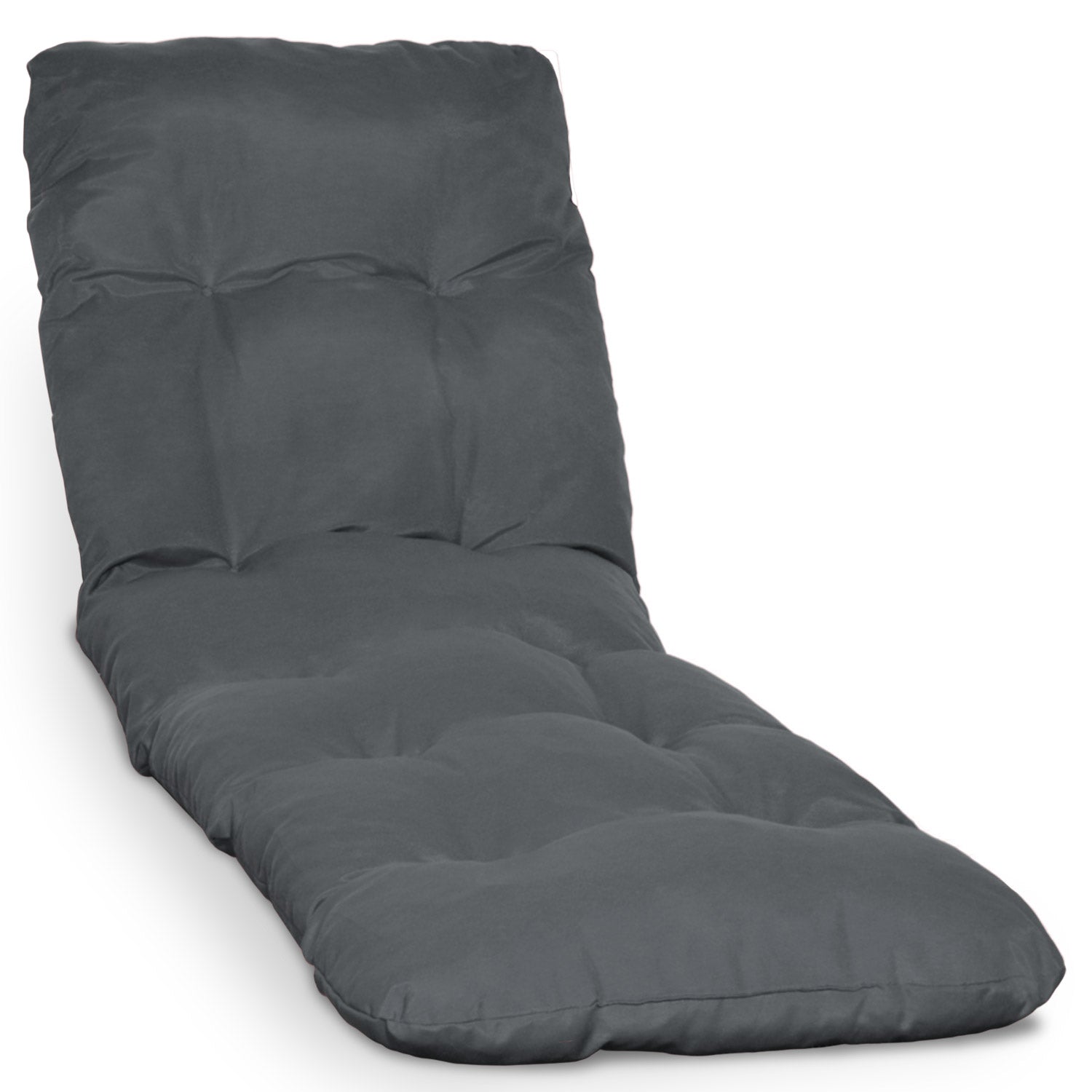 Beautissu Liegestuhl Polster Outdoor 190x60x8 cm – Rollliegenauflage F