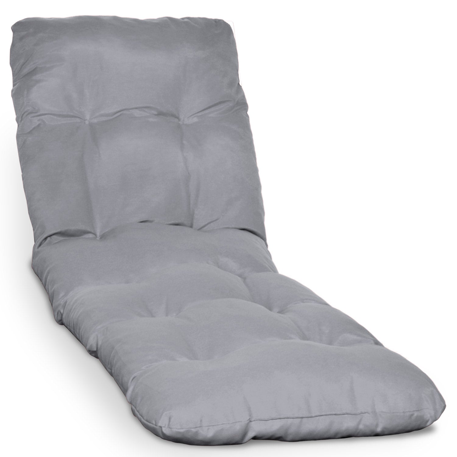 Beautissu Liegestuhl Polster Outdoor 190x60x8 cm – Rollliegenauflage F