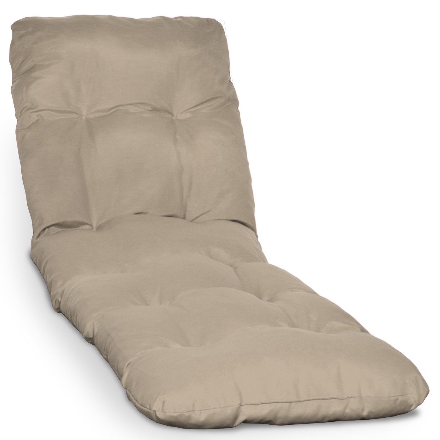 Beautissu Liegestuhl Polster Outdoor 190x60x8 cm – Rollliegenauflage F