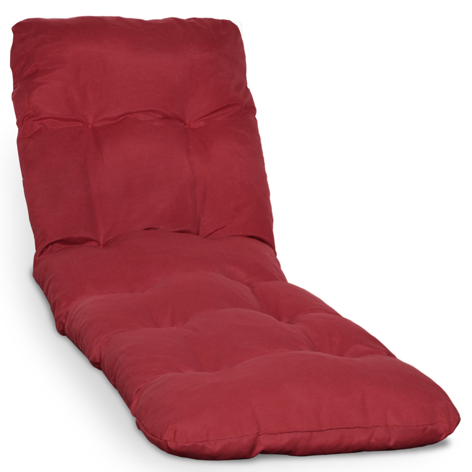 Beautissu Liegestuhl Polster Outdoor 190x60x8 cm – Rollliegenauflage F