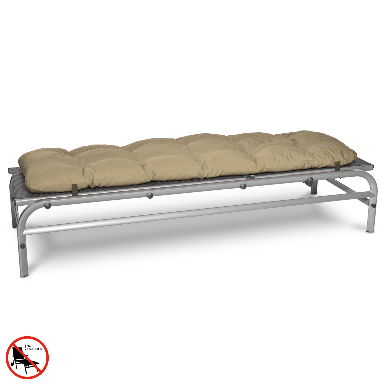 Beautissu Gartenliegenauflage 8 cm Polsterung UV-beständig hochwertiger Polyesterbezug