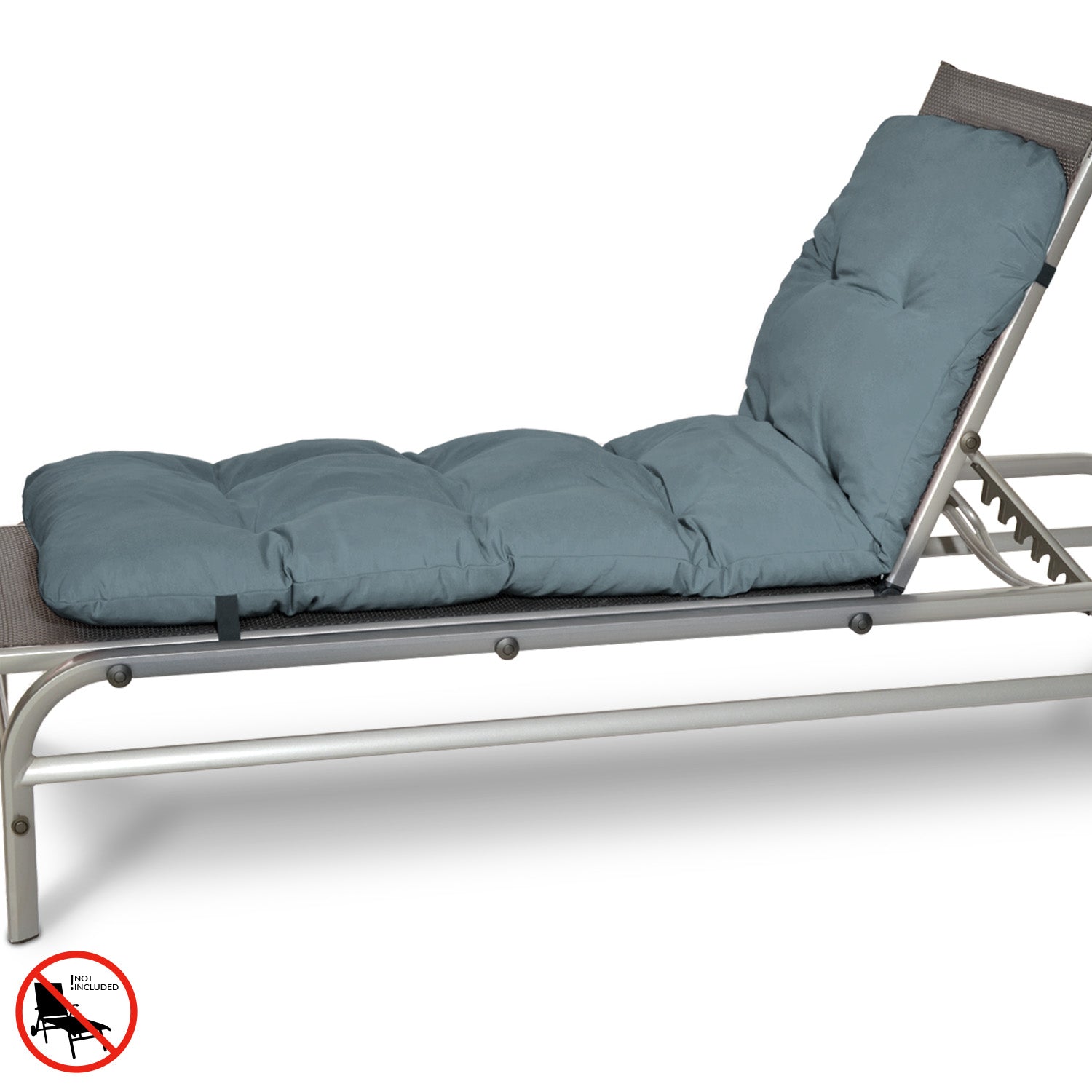 Beautissu Gartenliegenauflage mit 8 cm Polsterung, UV-beständig und OEKO-TEX zertifiziert