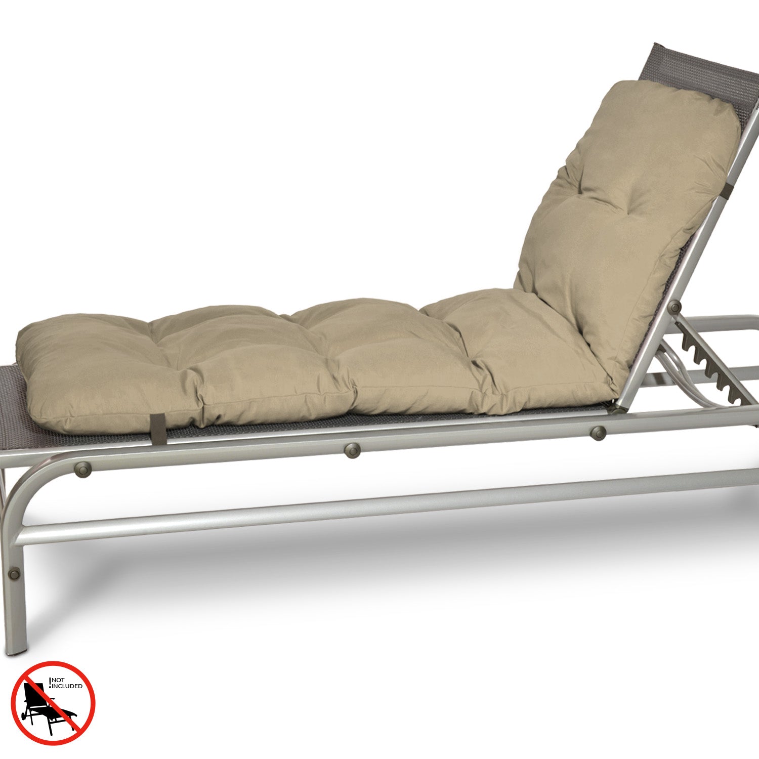 Beautissu Gartenliegenauflage 8 cm Polsterung UV-beständig für Rollliegen und Gartenliegen