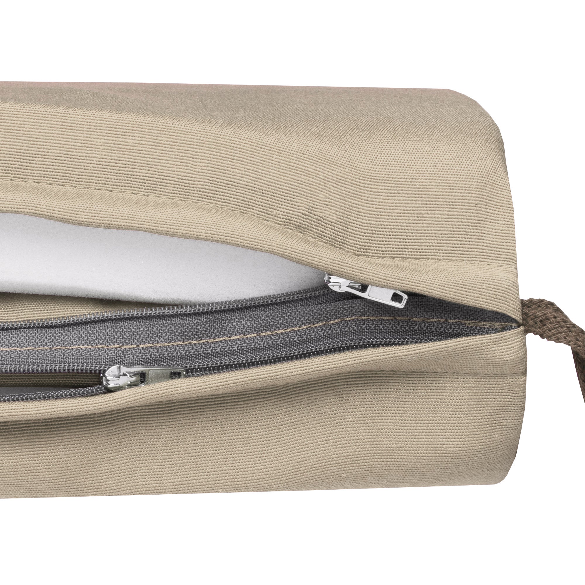 Beautissu Liegestuhl Polster Outdoor 200x60x5 cm – Rollliegenauflage L