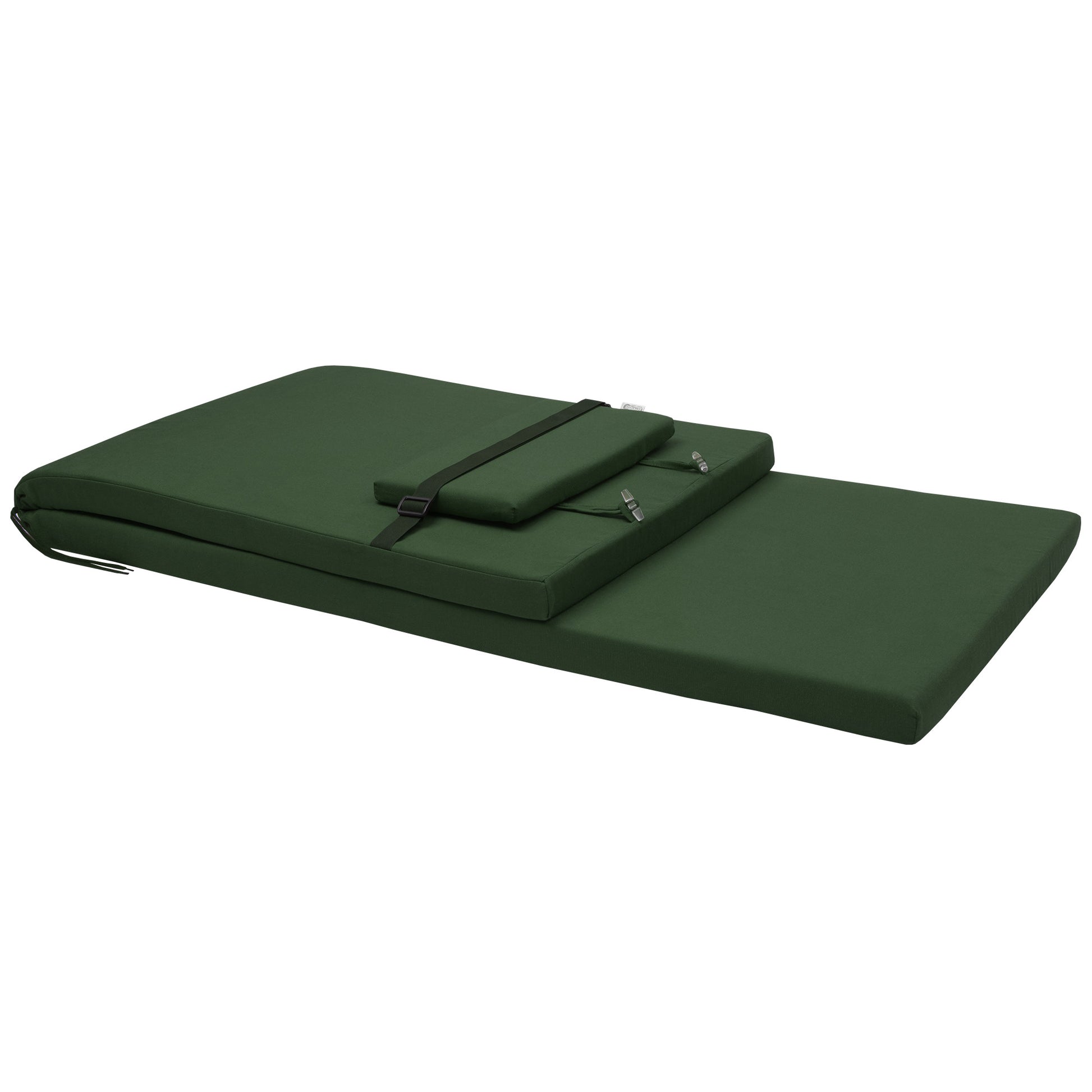 Beautissu Liegestuhl Polster Outdoor 200x60x5 cm – Rollliegenauflage L