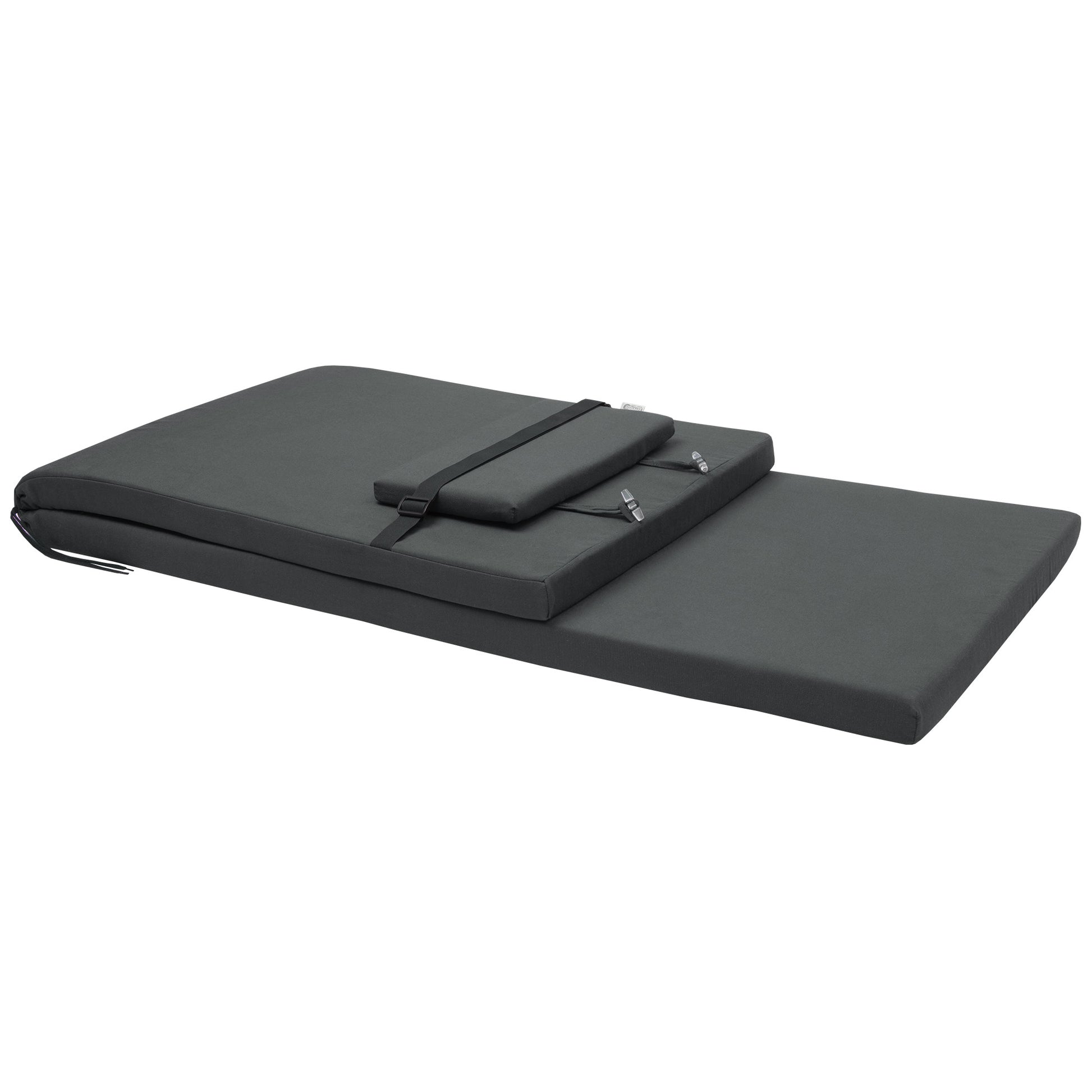 Beautissu Liegestuhl Polster Outdoor 200x60x5 cm – Rollliegenauflage L