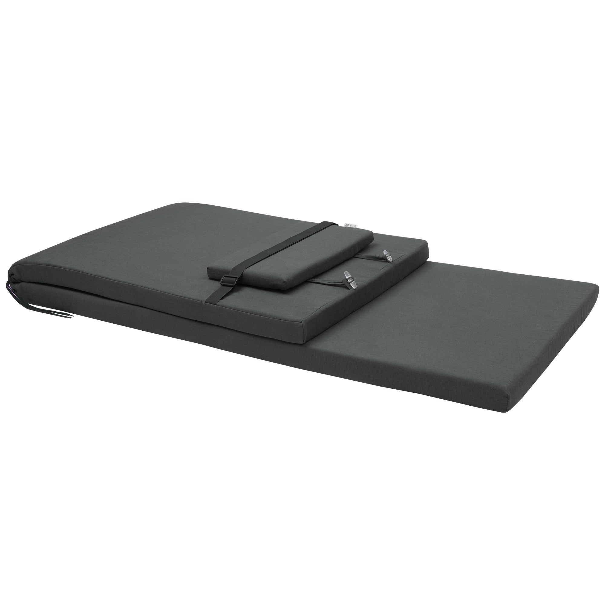 Beautissu Liegestuhl Polster Outdoor 200x60x5 cm – Rollliegenauflage L