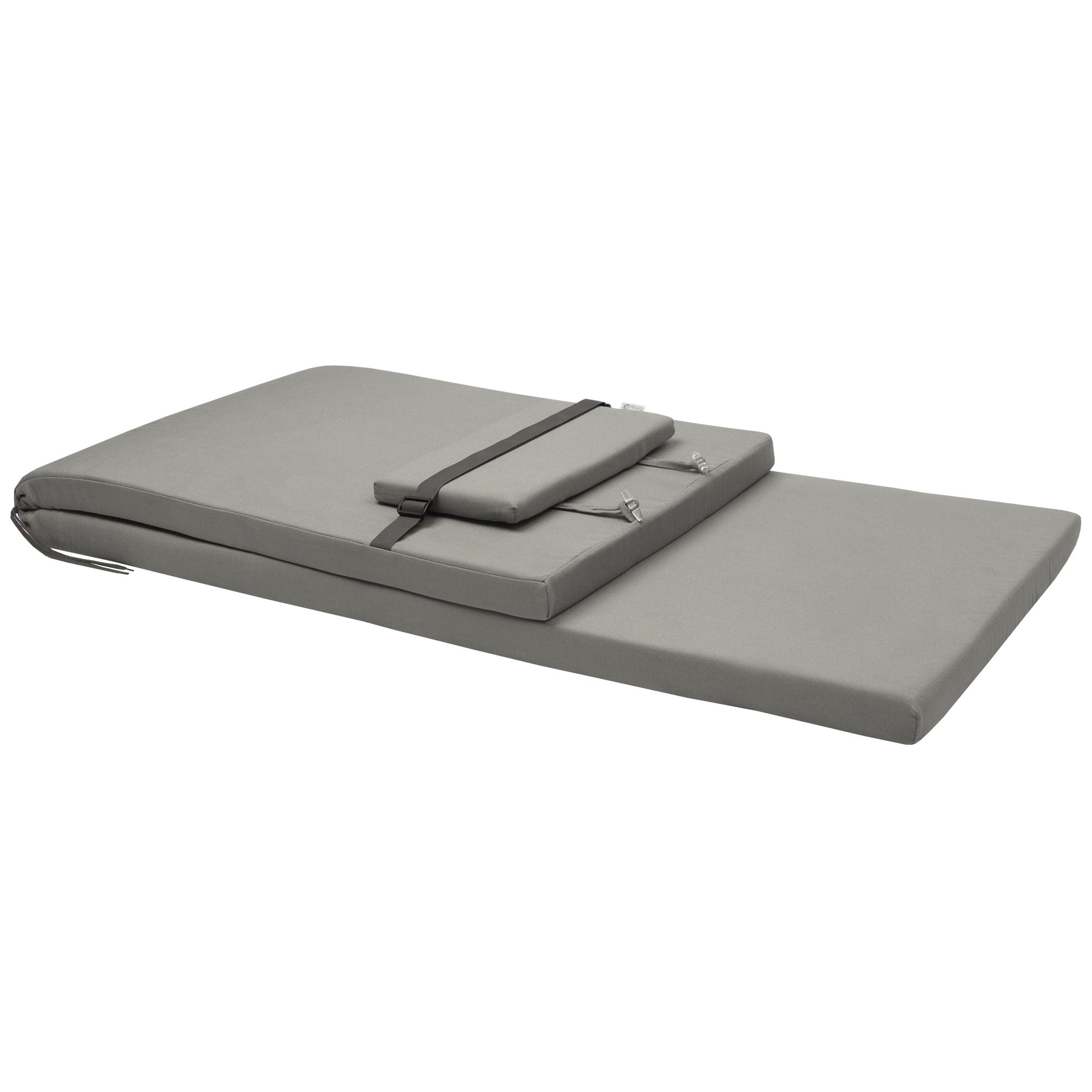 Beautissu Liegestuhl Polster Outdoor 200x60x5 cm – Rollliegenauflage L