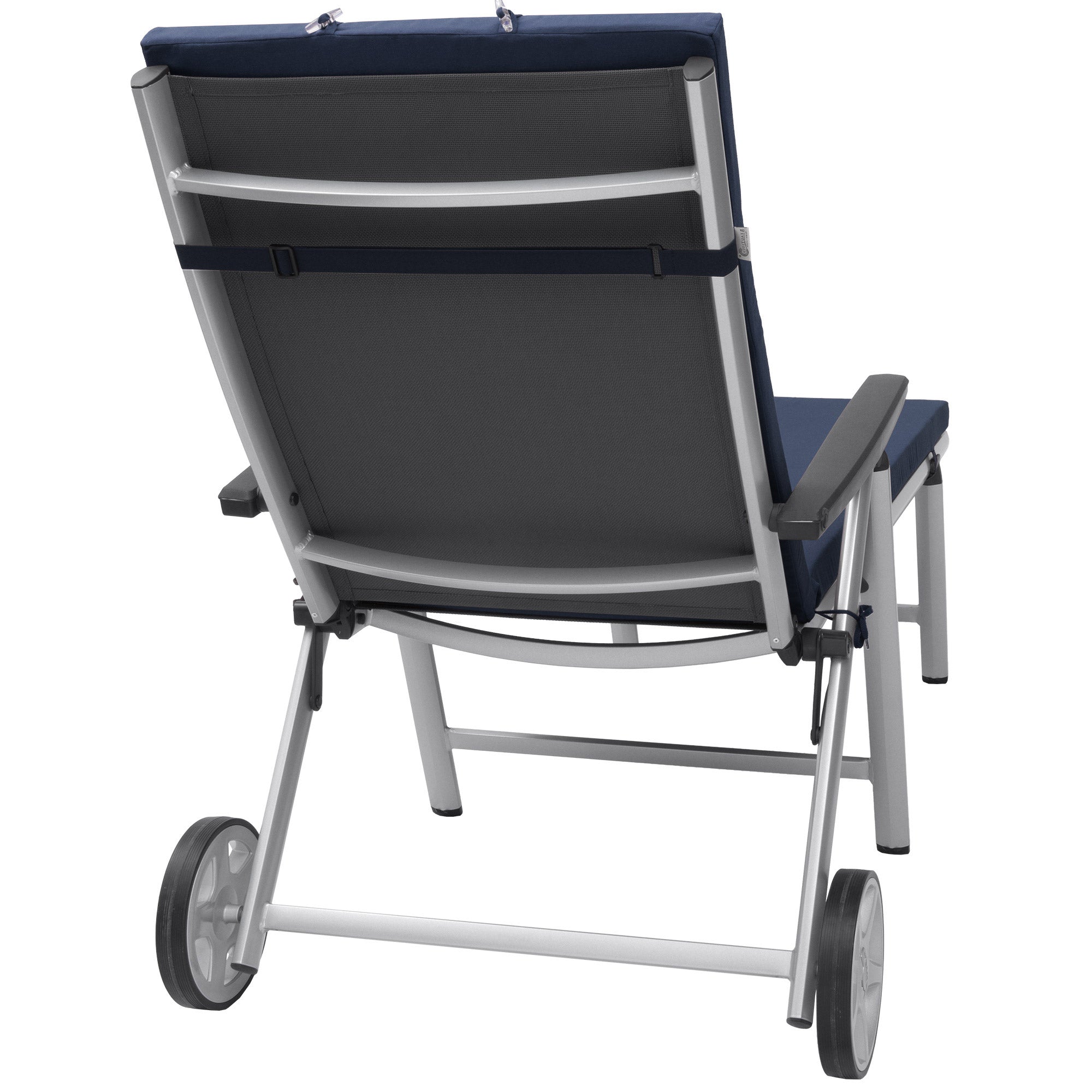 Beautissu Liegestuhl Polster Outdoor 200x60x5 cm – Rollliegenauflage L