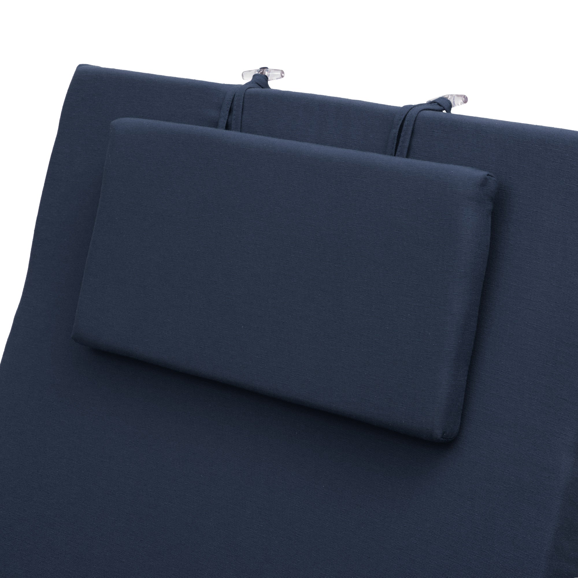 Beautissu Liegestuhl Polster Outdoor 200x60x5 cm – Rollliegenauflage L