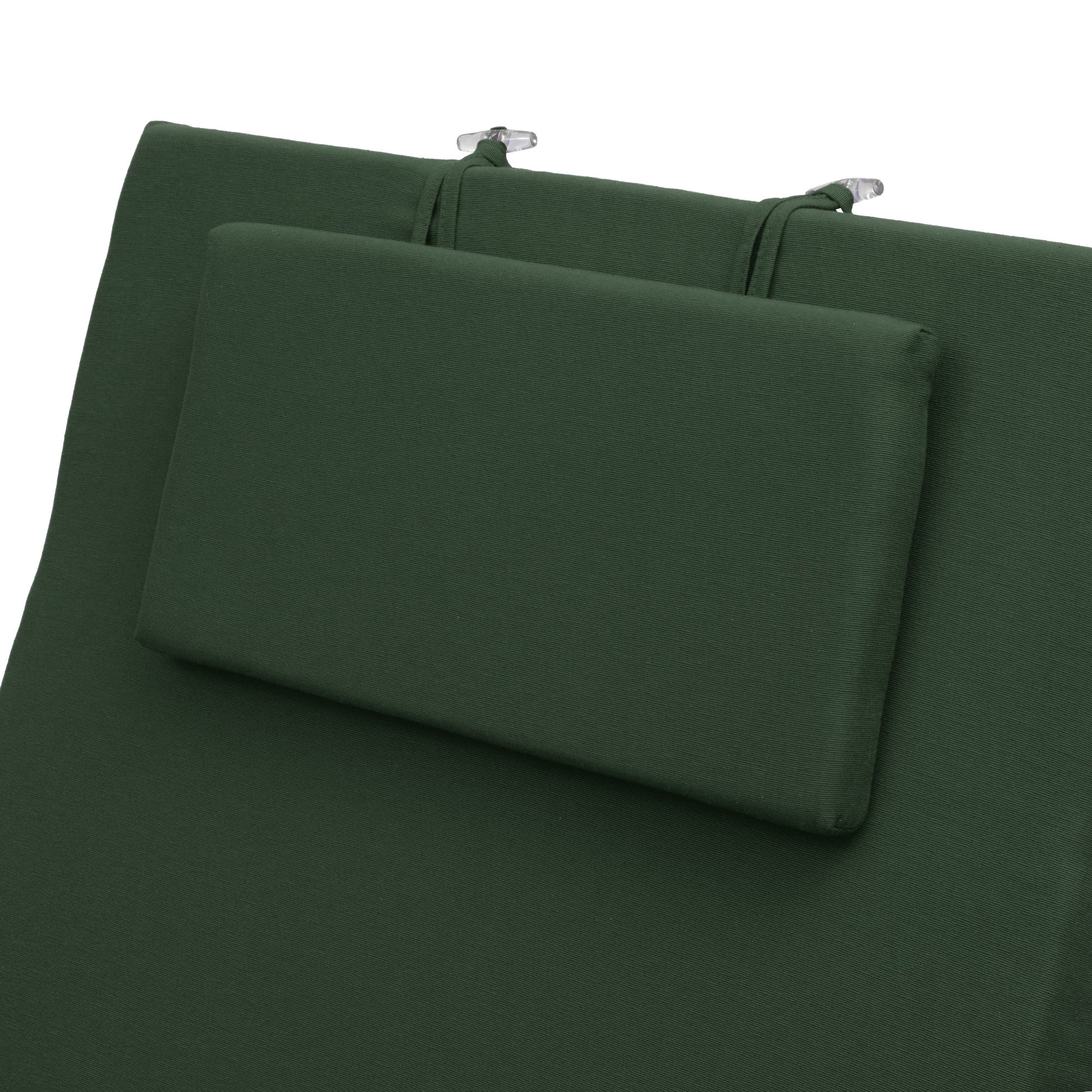 Beautissu Liegestuhl Polster Outdoor 200x60x5 cm – Rollliegenauflage L