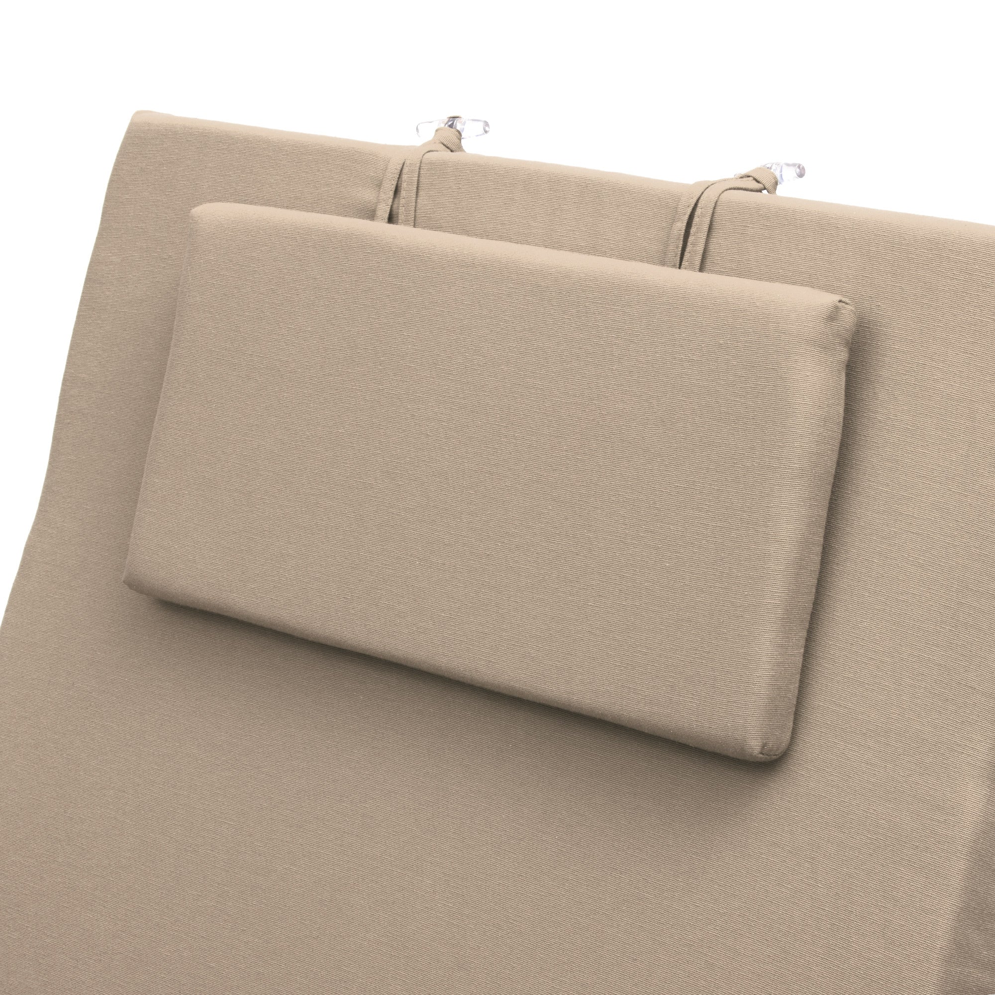 Beautissu Liegestuhl Polster Outdoor 200x60x5 cm – Rollliegenauflage L