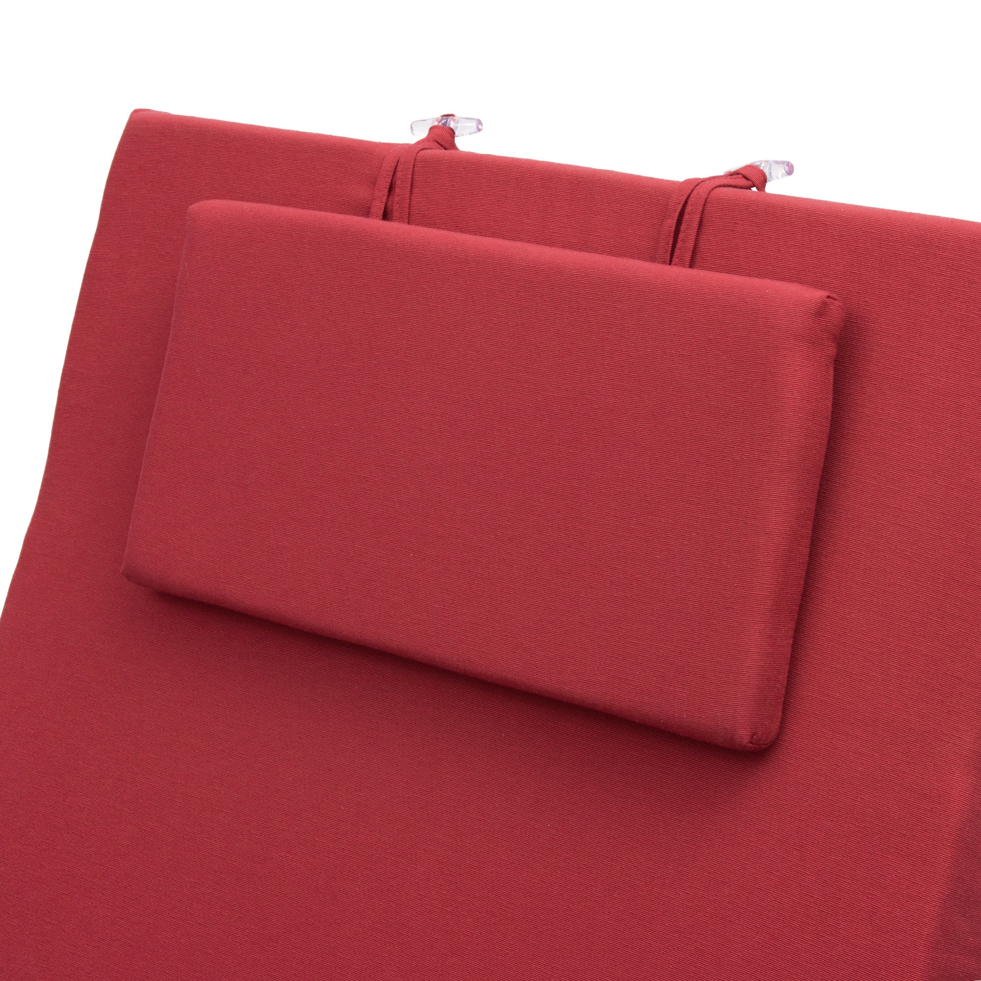 Beautissu Liegestuhl Polster Outdoor 200x60x5 cm – Rollliegenauflage L