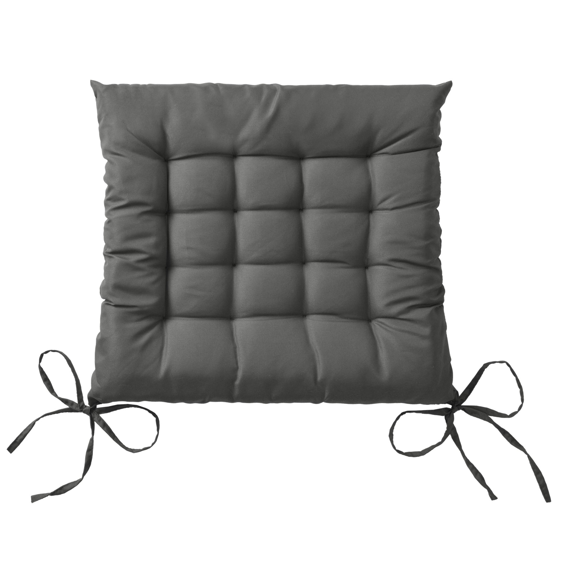 Beautissu Indoor & Outdoor Stuhlkissen 40x40x5 cm – Sitzkissen Lea