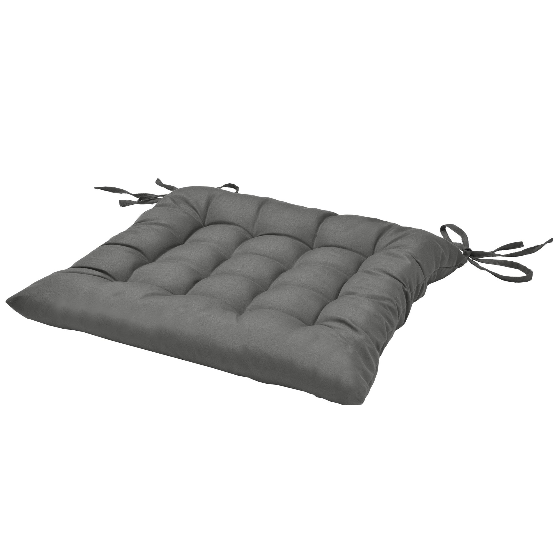 Beautissu Indoor & Outdoor Stuhlkissen 40x40x5 cm – Sitzkissen Lea