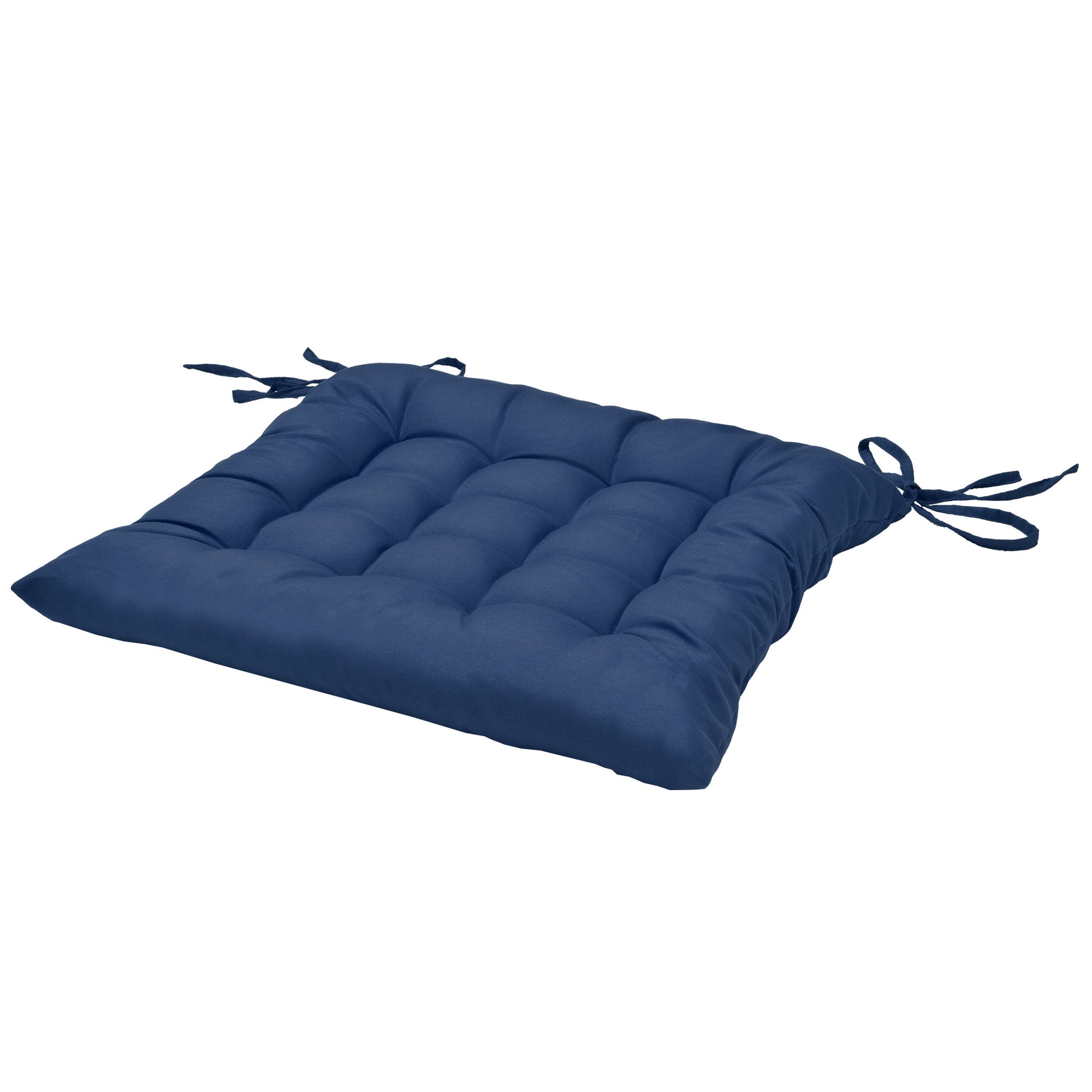 Beautissu Indoor & Outdoor Stuhlkissen 40x40x5 cm – Sitzkissen Lea