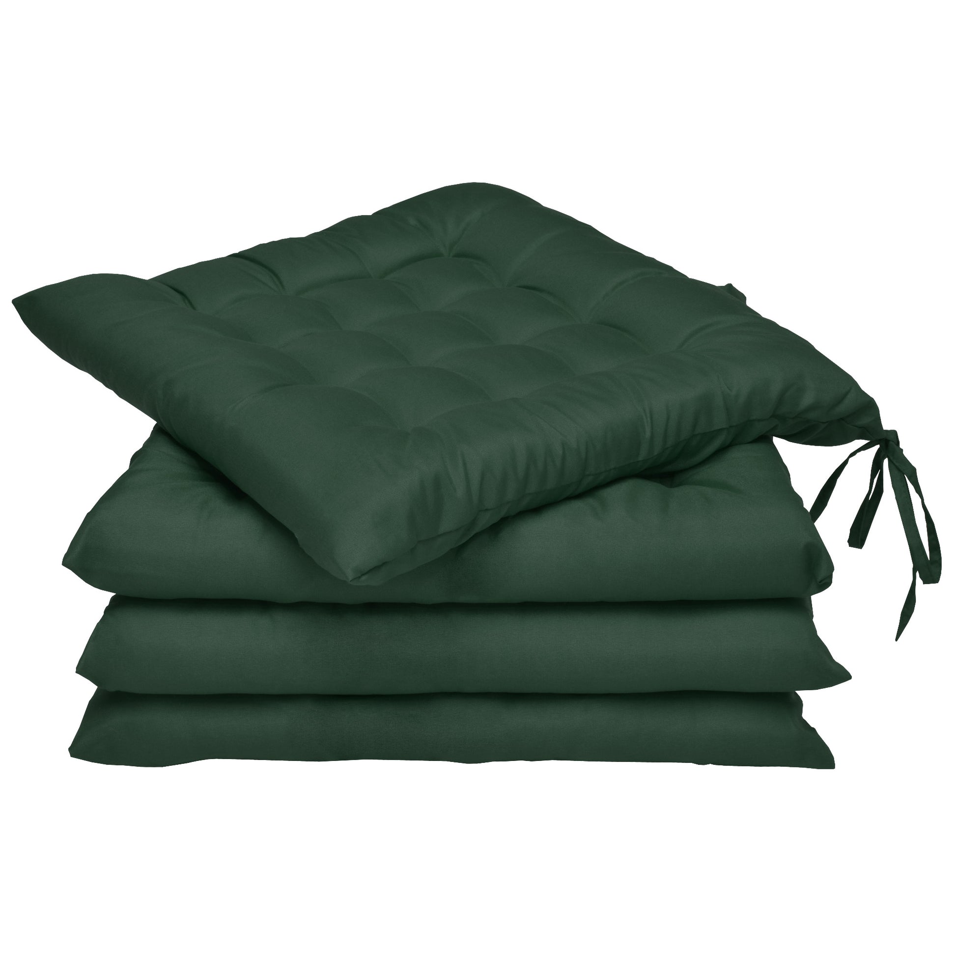 Beautissu Indoor & Outdoor Stuhlkissen 40x40x5 cm – Sitzkissen Lea