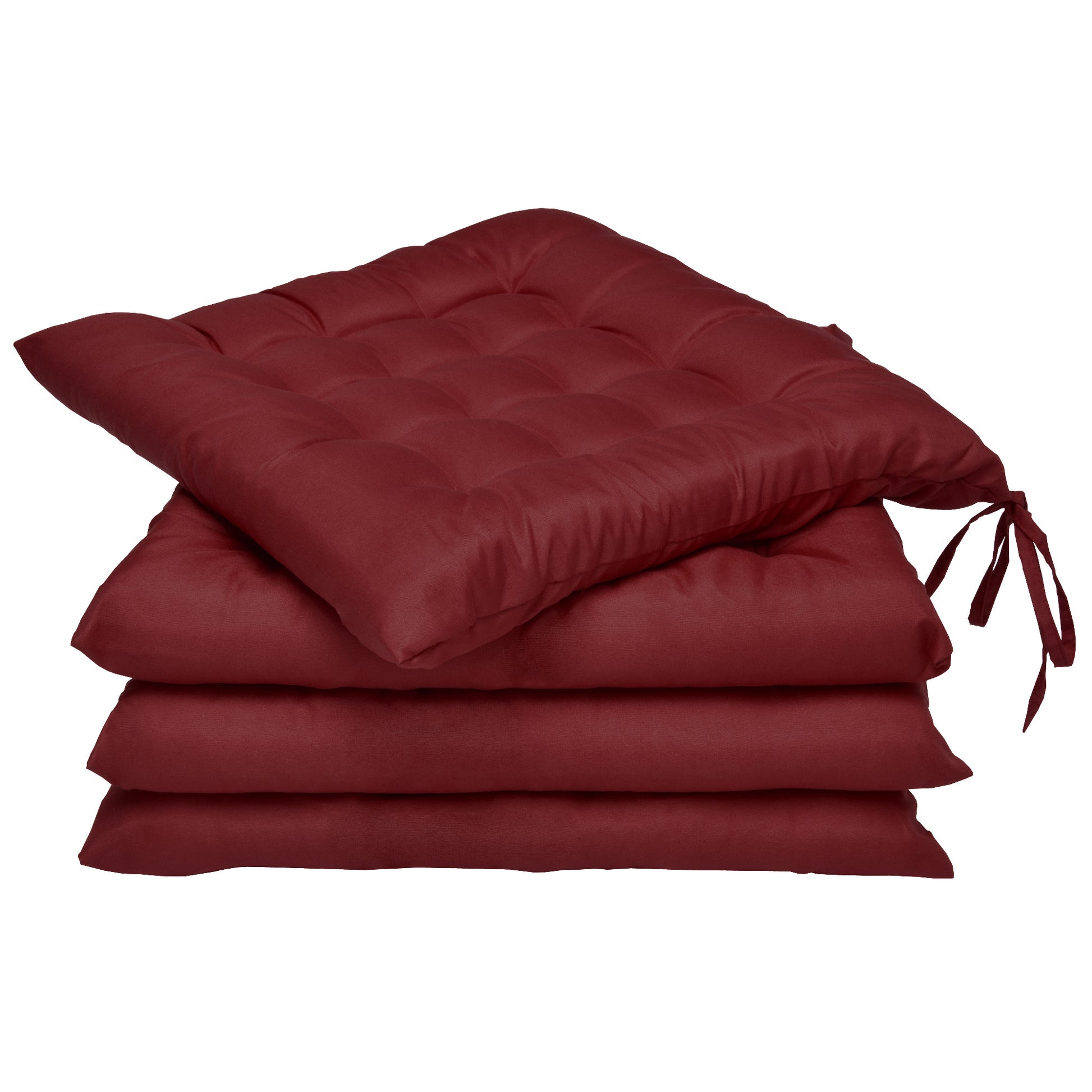 Beautissu Indoor & Outdoor Stuhlkissen 40x40x5 cm – Sitzkissen Lea