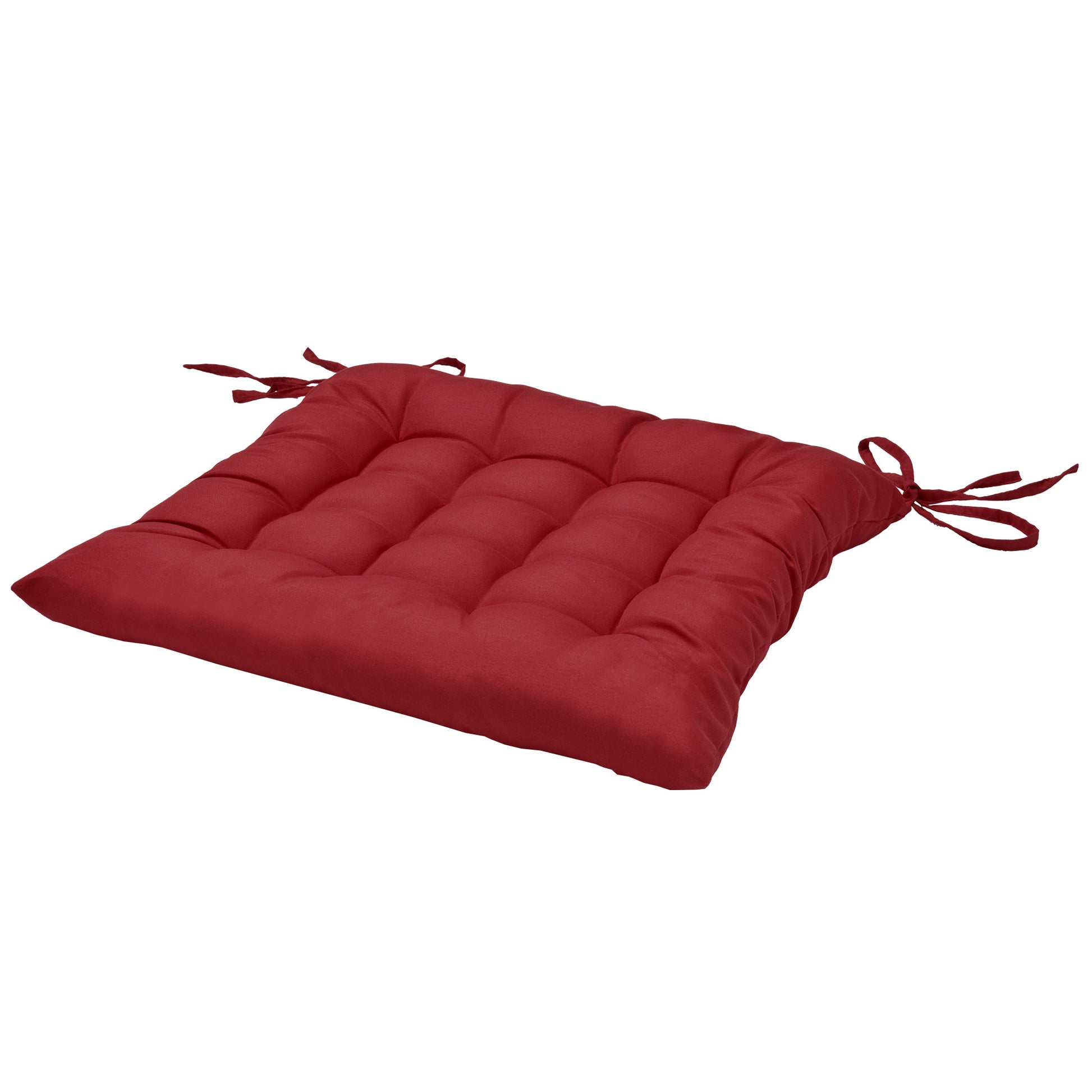 Beautissu Indoor & Outdoor Stuhlkissen 40x40x5 cm – Sitzkissen Lea