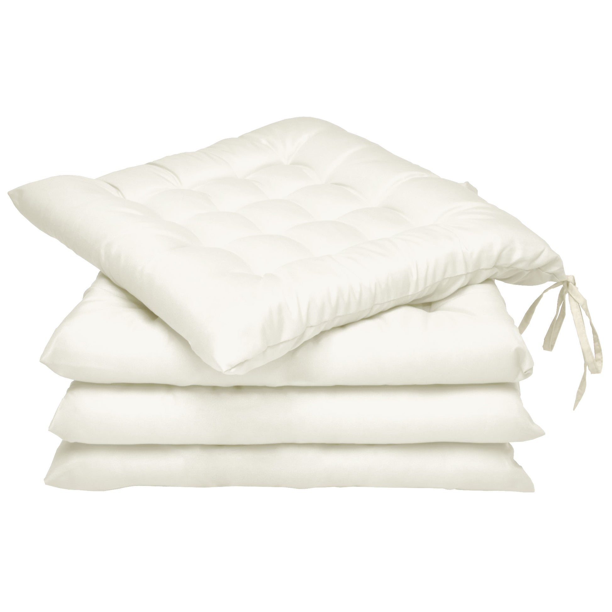 Beautissu Indoor & Outdoor Stuhlkissen 40x40x5 cm – Sitzkissen Lea