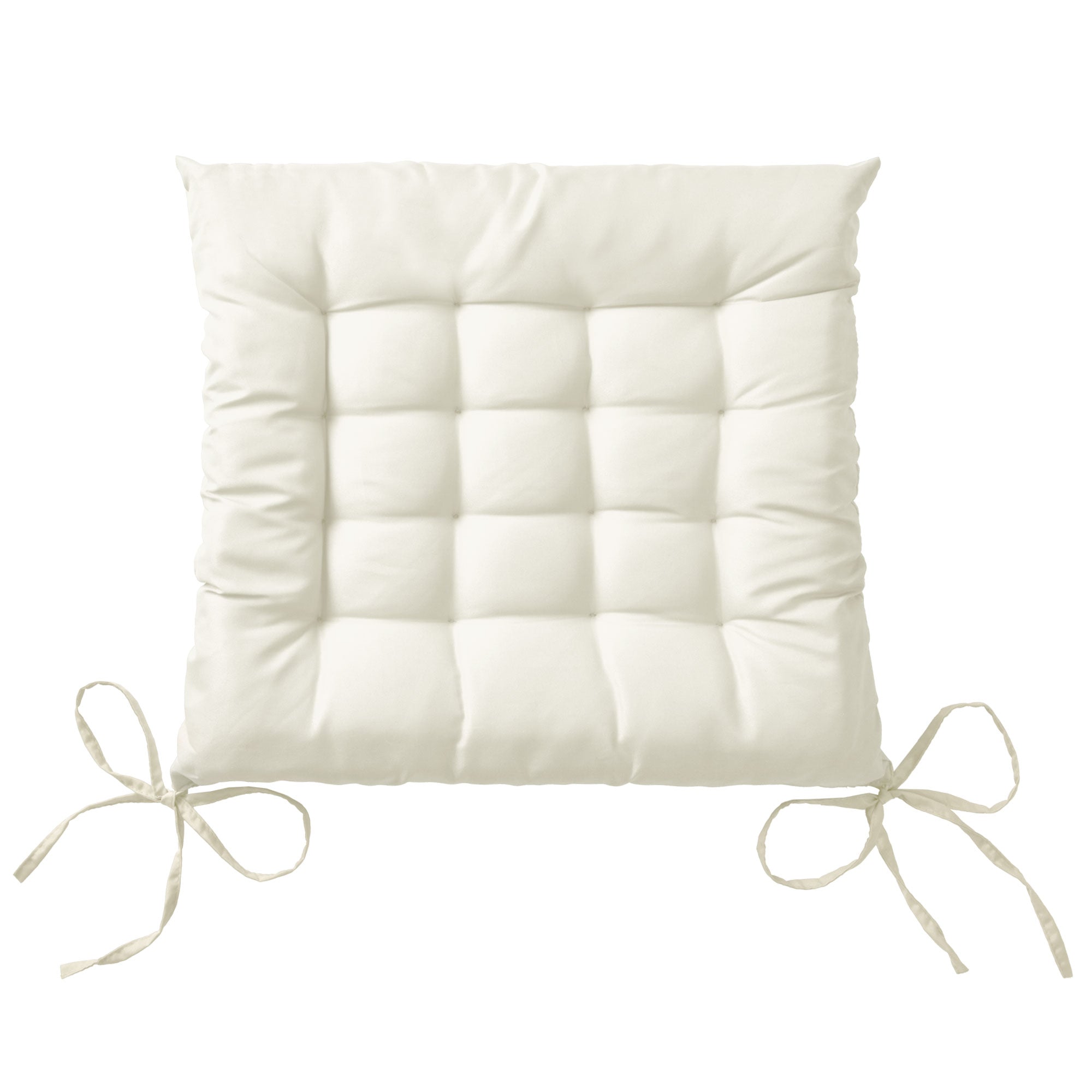 Beautissu Indoor & Outdoor Stuhlkissen 40x40x5 cm – Sitzkissen Lea