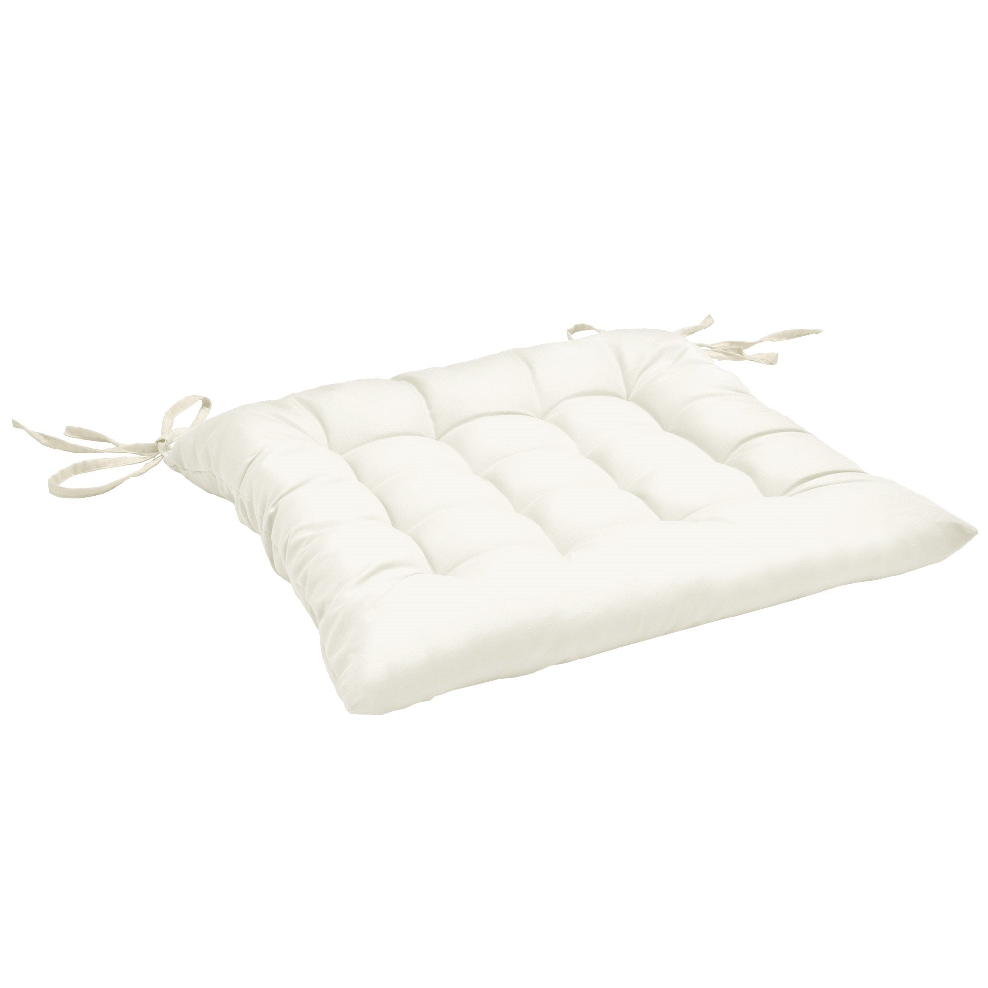 Beautissu Indoor & Outdoor Stuhlkissen 40x40x5 cm – Sitzkissen Lea