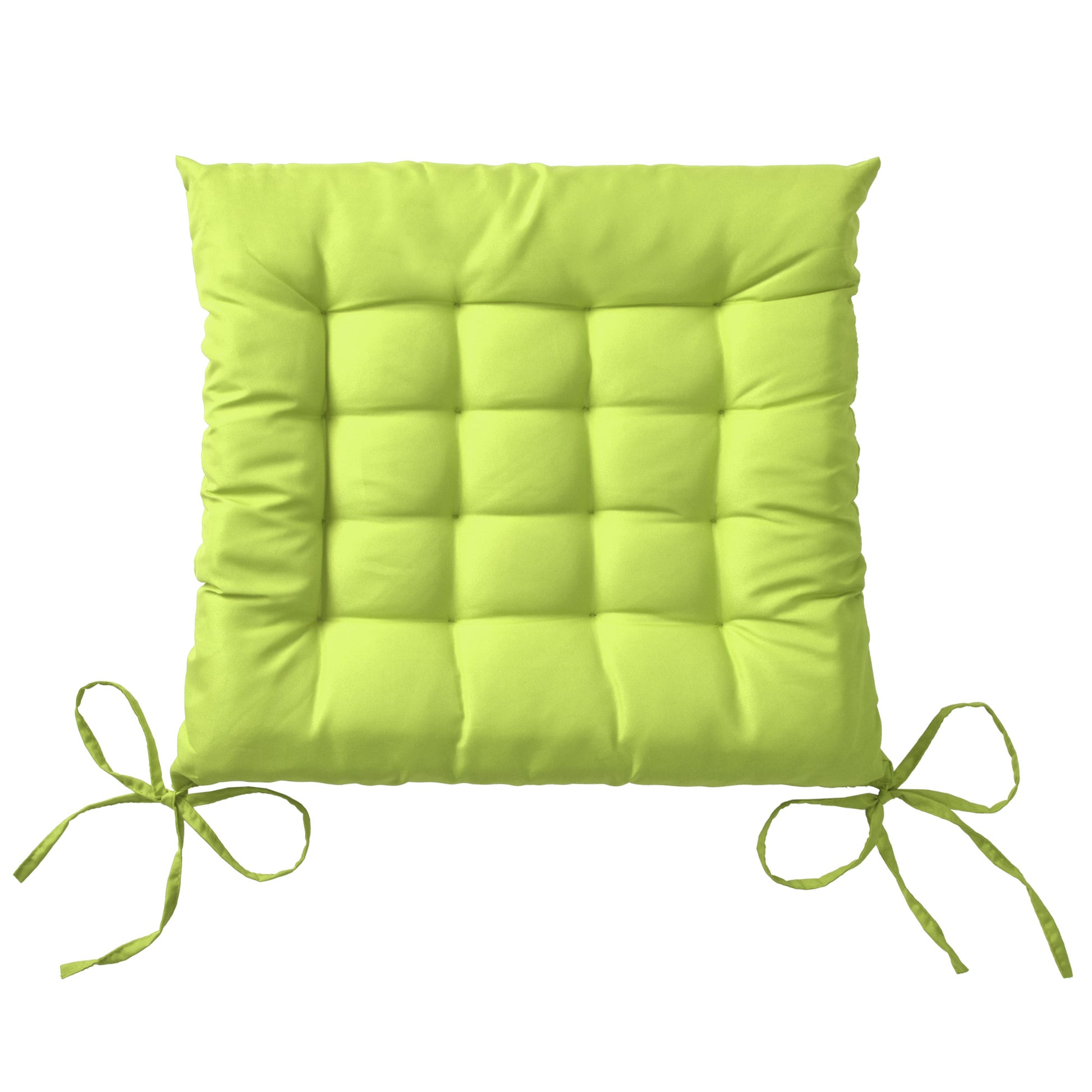 Beautissu Indoor & Outdoor Stuhlkissen 40x40x5 cm – Sitzkissen Lea