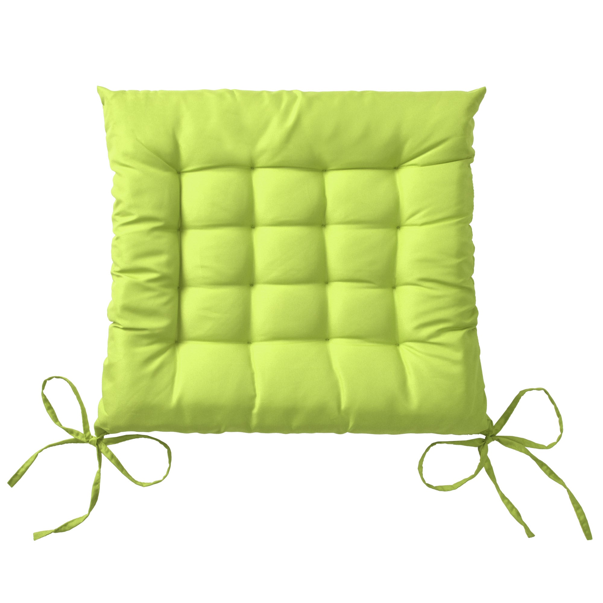 Beautissu Indoor & Outdoor Stuhlkissen 40x40x5 cm – Sitzkissen Lea