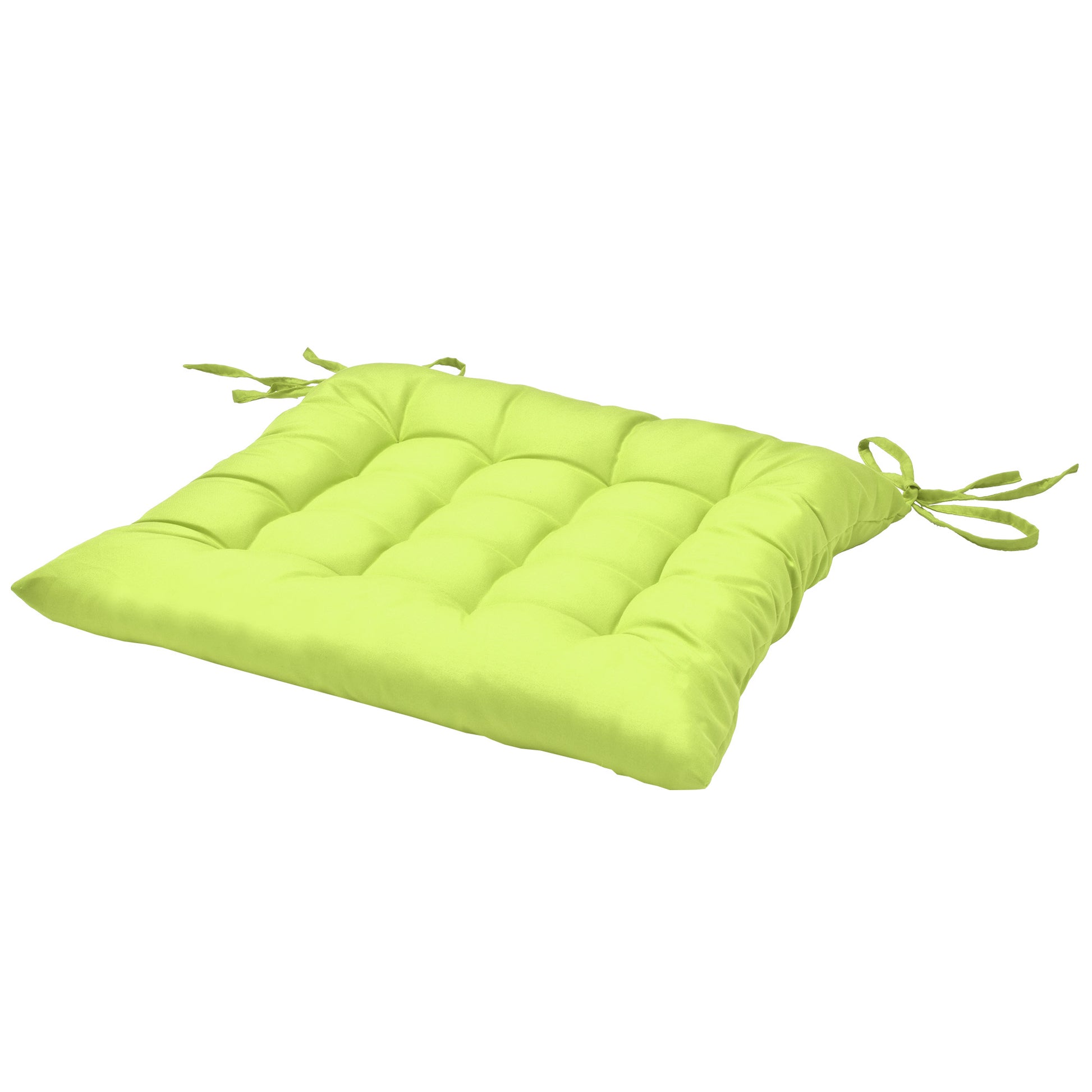 Beautissu Indoor & Outdoor Stuhlkissen 40x40x5 cm – Sitzkissen Lea