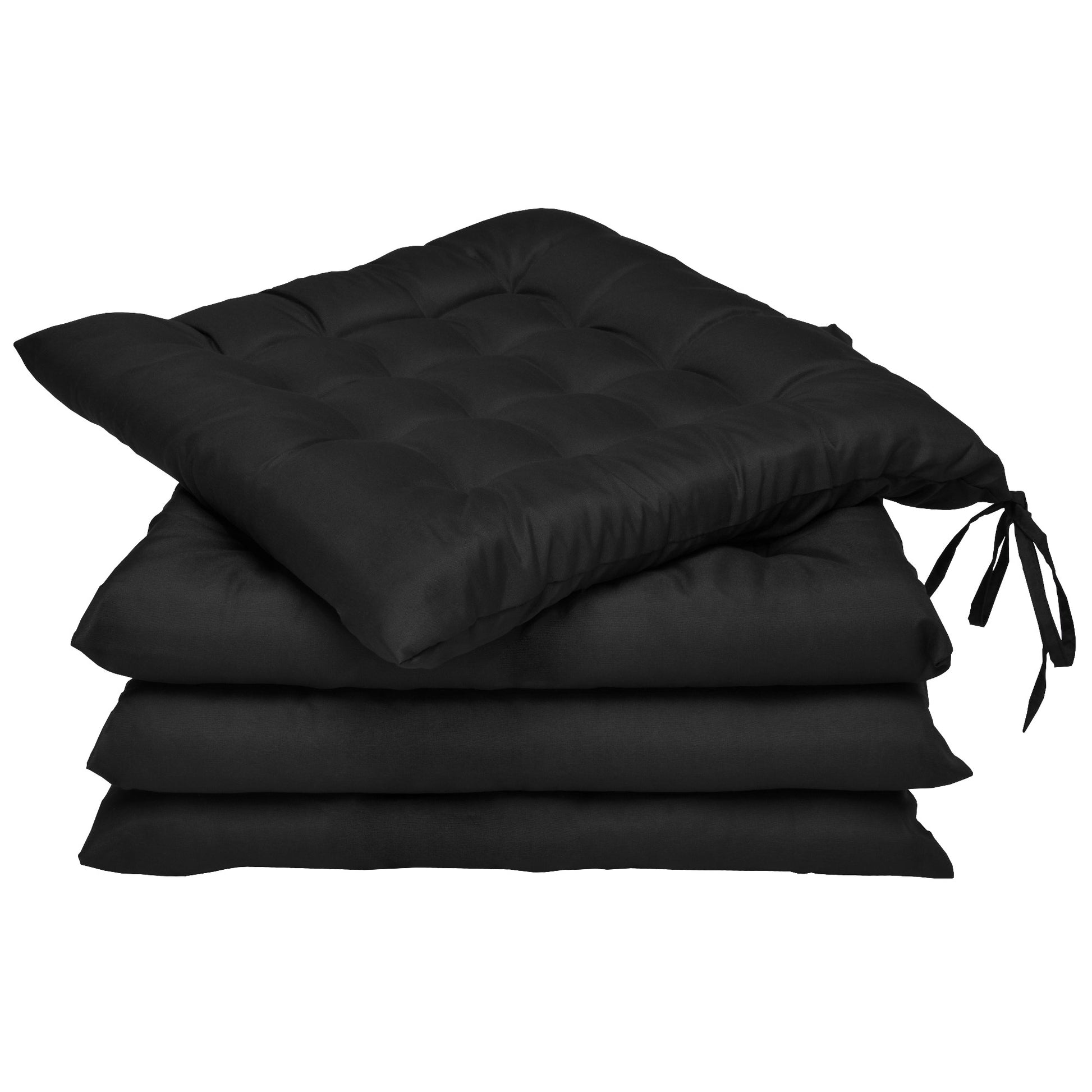 Beautissu Indoor & Outdoor Stuhlkissen 40x40x5 cm – Sitzkissen Lea