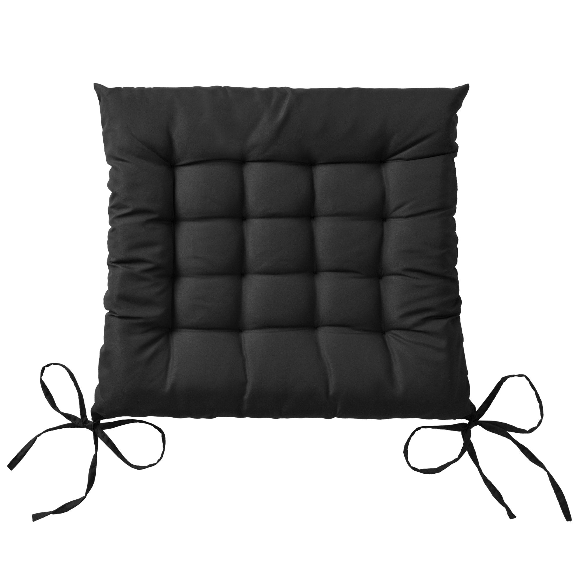 Beautissu Indoor & Outdoor Stuhlkissen 40x40x5 cm – Sitzkissen Lea