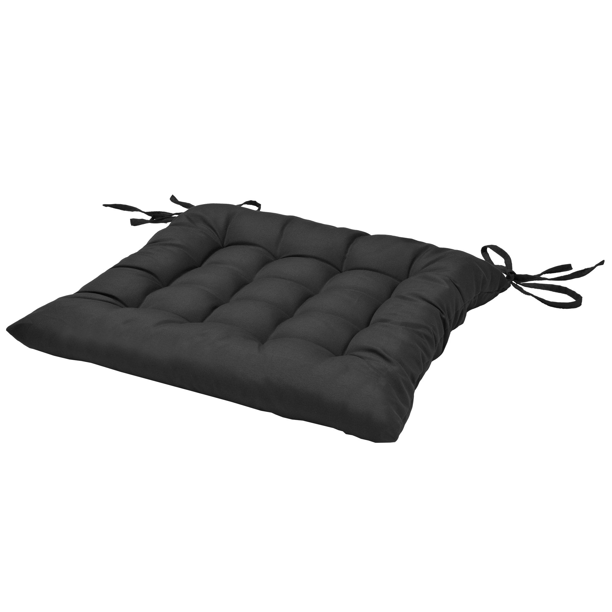 Beautissu Indoor & Outdoor Stuhlkissen 40x40x5 cm – Sitzkissen Lea