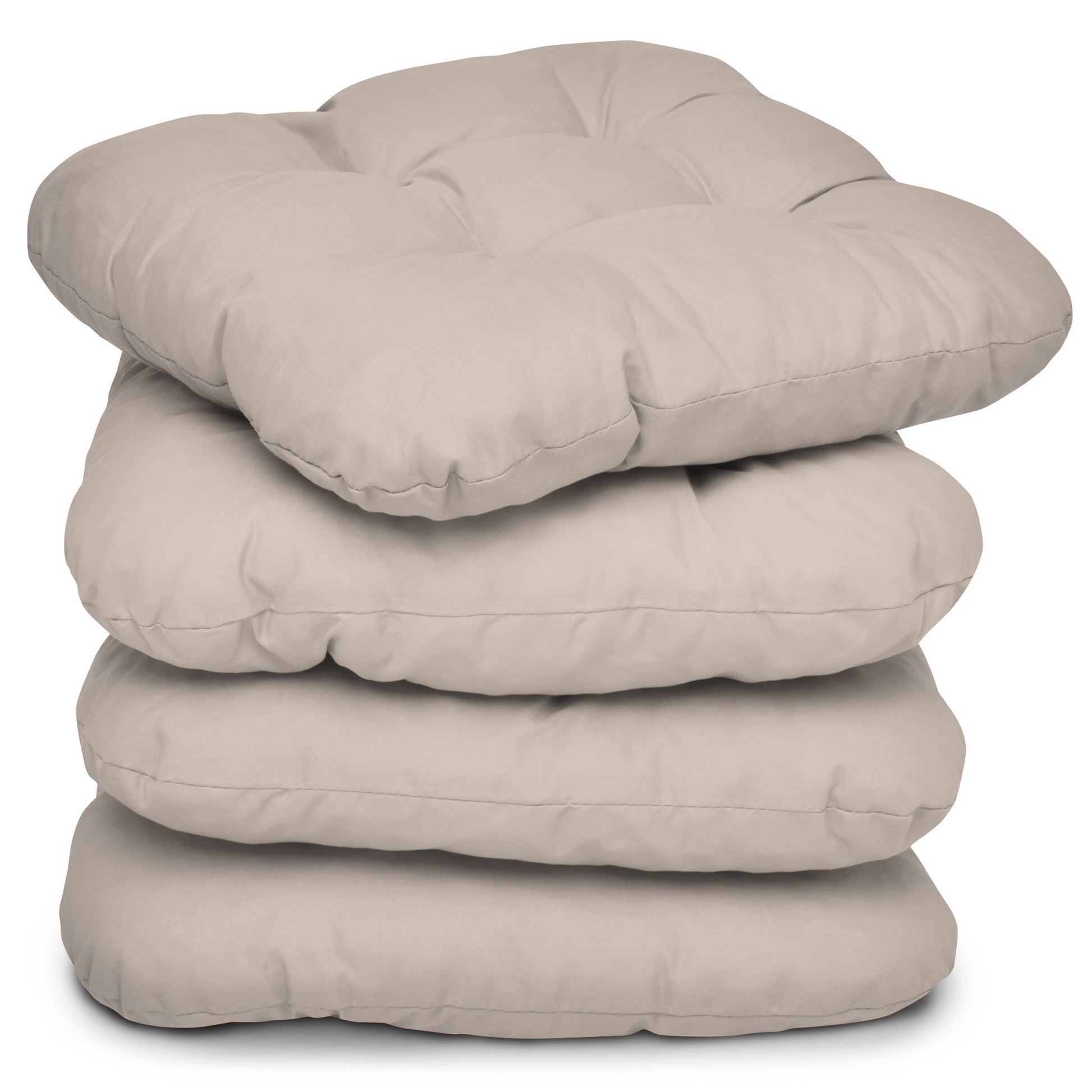 Beautissu Indoor & Outdoor Stuhlkissen 40x40x8 cm – Sitzkissen Lisa