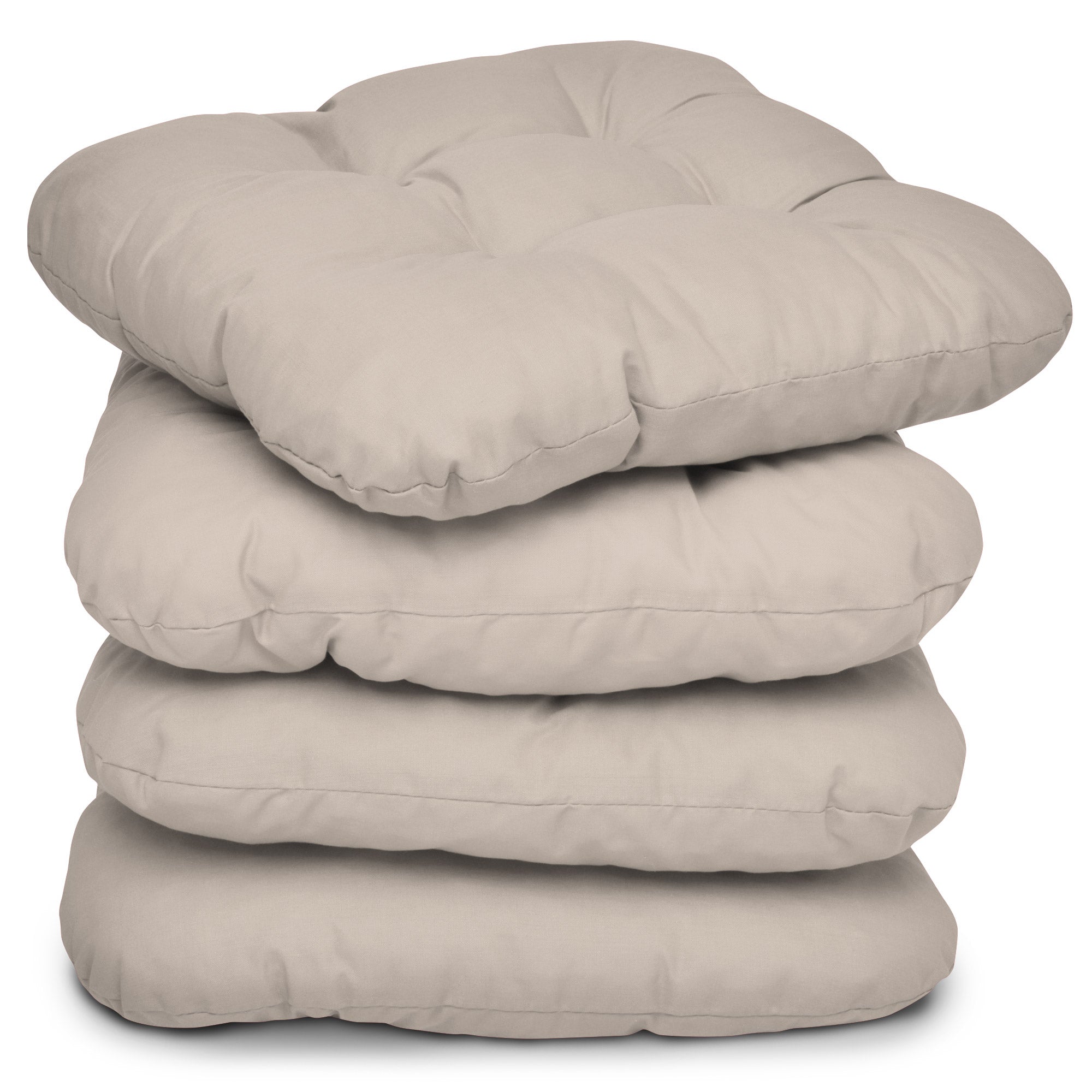 Beautissu Indoor & Outdoor Stuhlkissen 40x40x8 cm – Sitzkissen Lisa