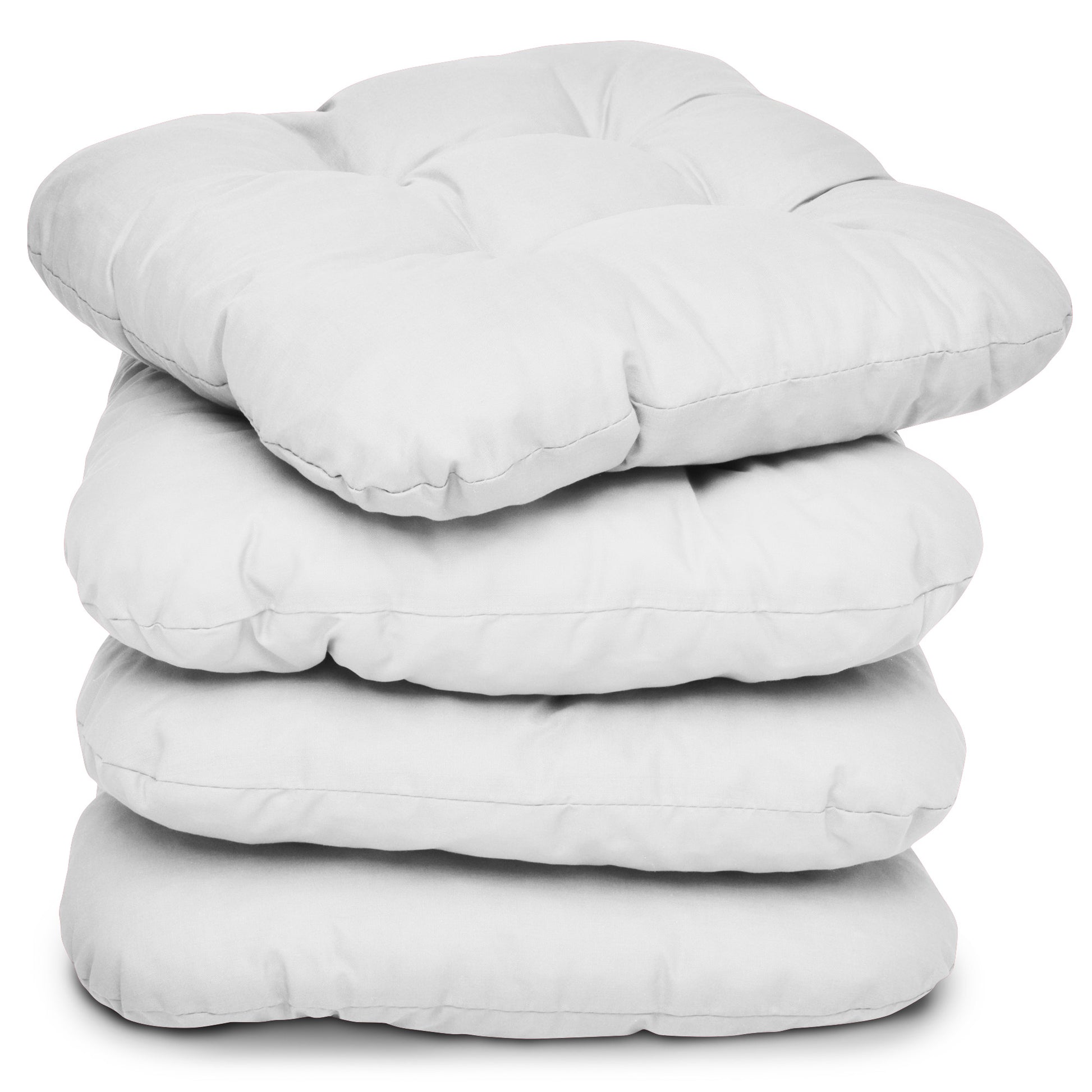 Beautissu Indoor & Outdoor Stuhlkissen 40x40x8 cm – Sitzkissen Lisa