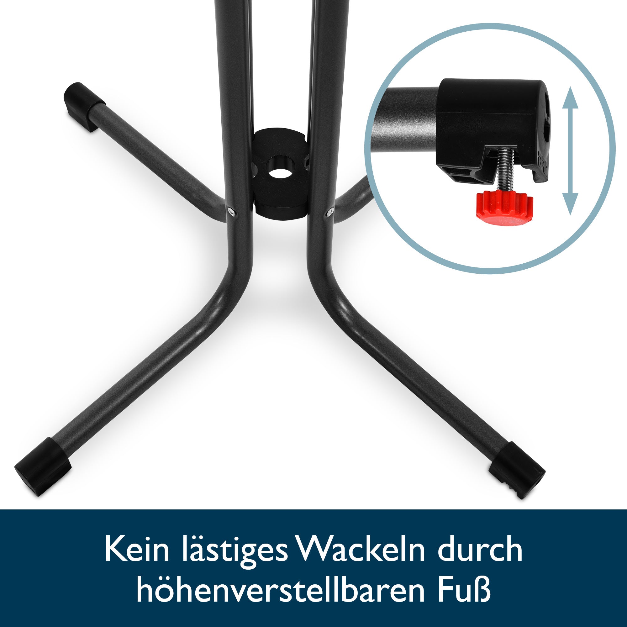 Beautissu Klappbarer Stehtisch Ø 60/70/80 cm Wetterfest – Bellini