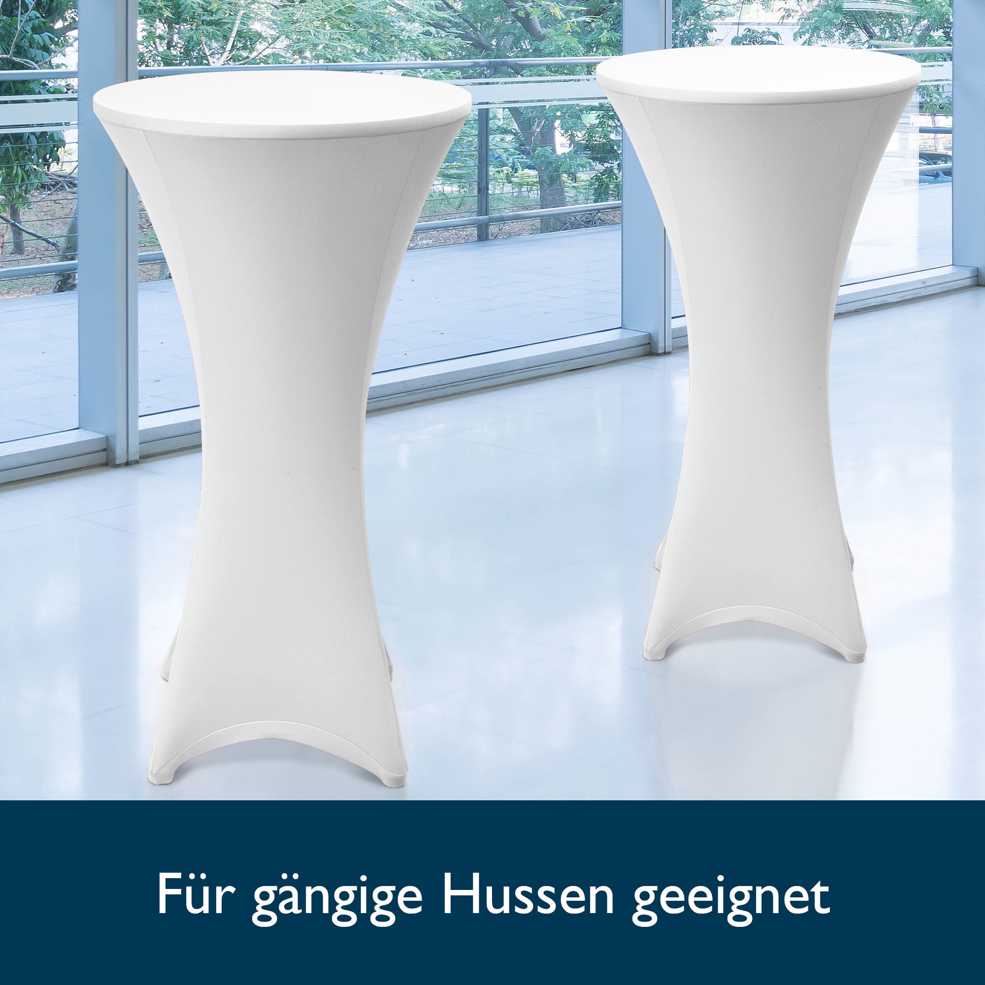 Beautissu Klappbarer Stehtisch Ø 70/80 cm TÜV-geprüft & Made in German