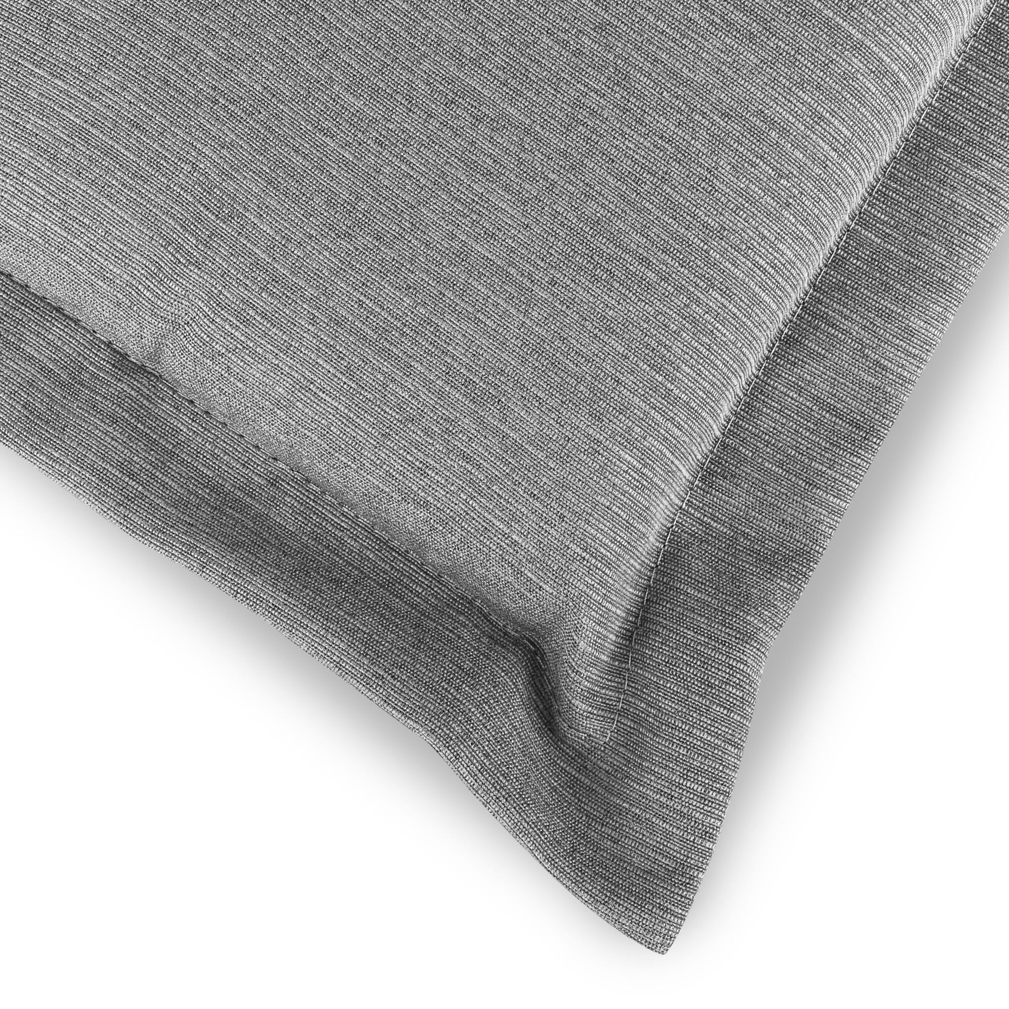 Beautissu Hochlehner Stuhlauflage mit Kopfpolster 120x50x7 cm  – Garte