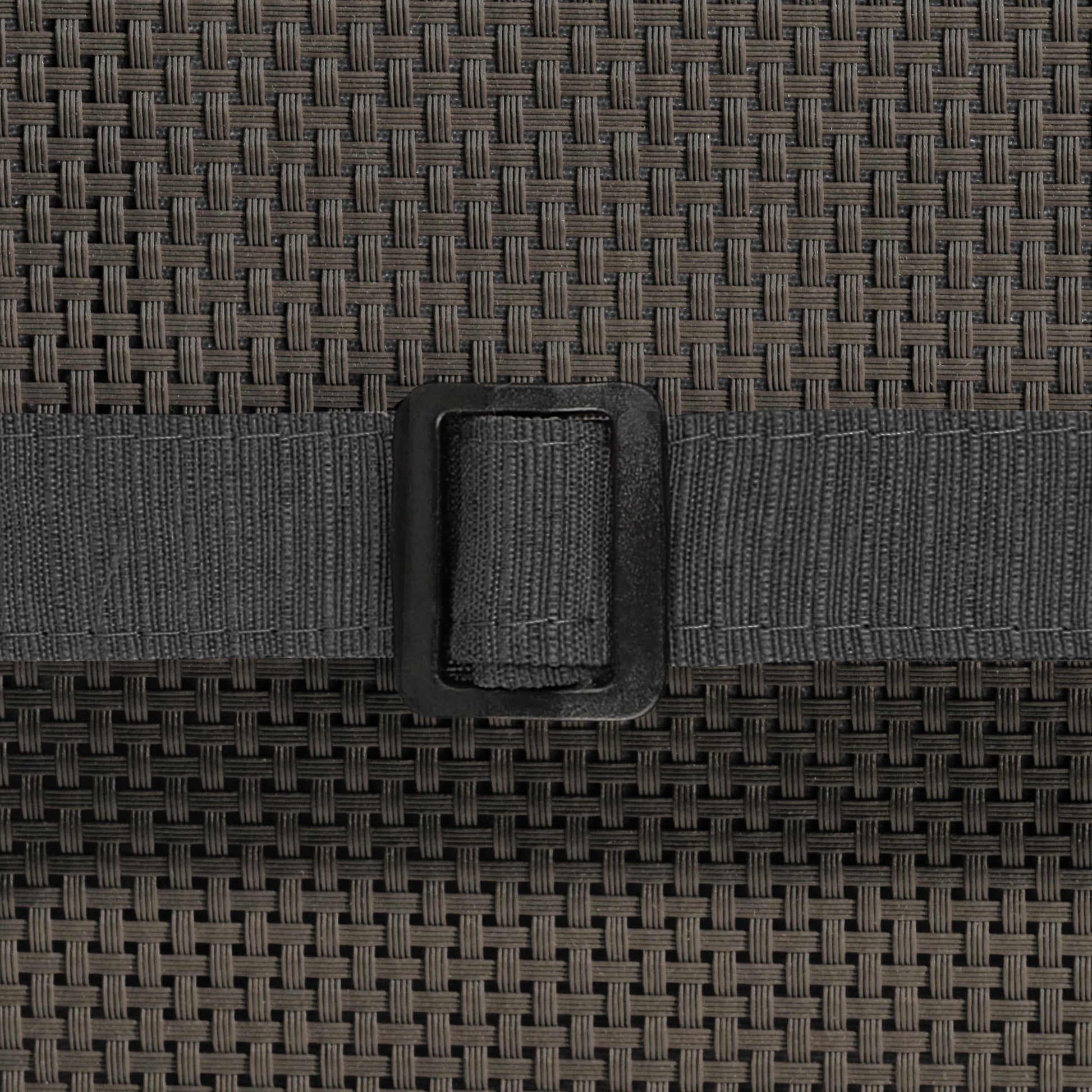 Beautissu Hochlehner Stuhlauflage mit Kopfpolster 120x50x7 cm  – Garte