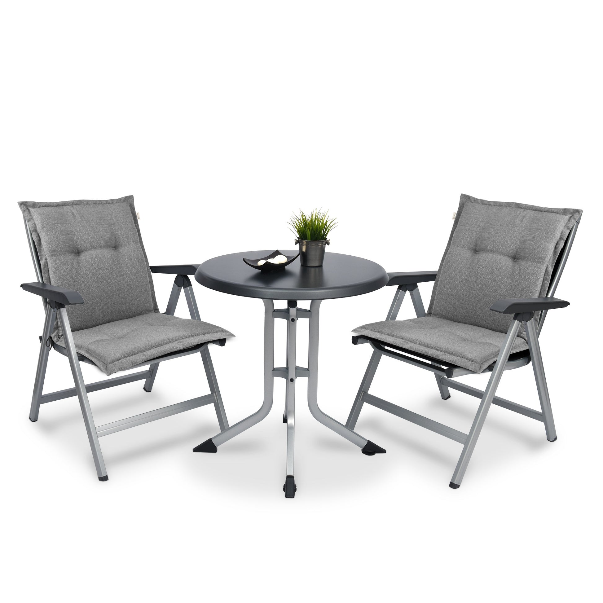 Beautissu Niederlehner Stuhlauflage 105x50x7 cm  – Gartenstuhl Sitzkis