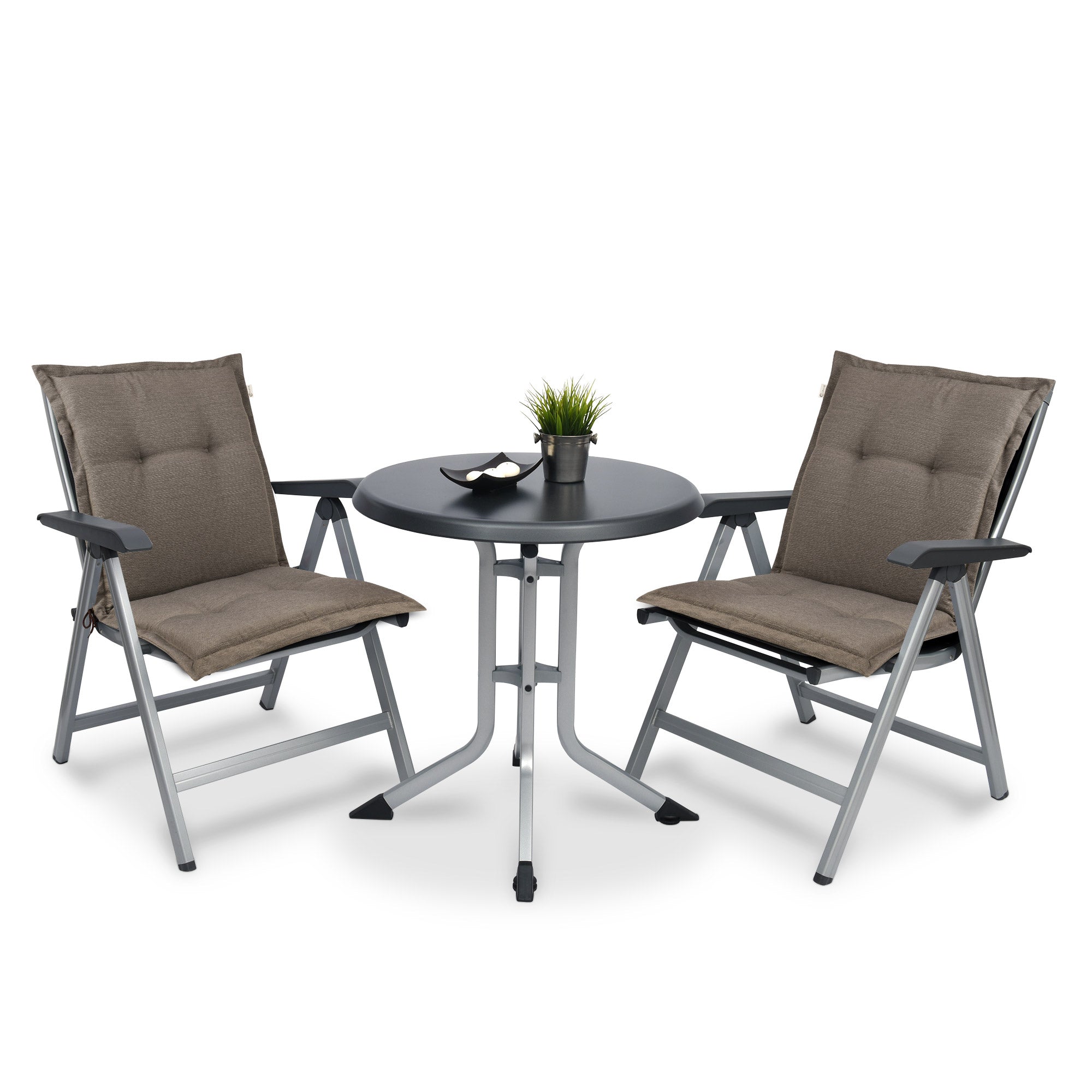 Beautissu Niederlehner Stuhlauflage 105x50x7 cm  – Gartenstuhl Sitzkis