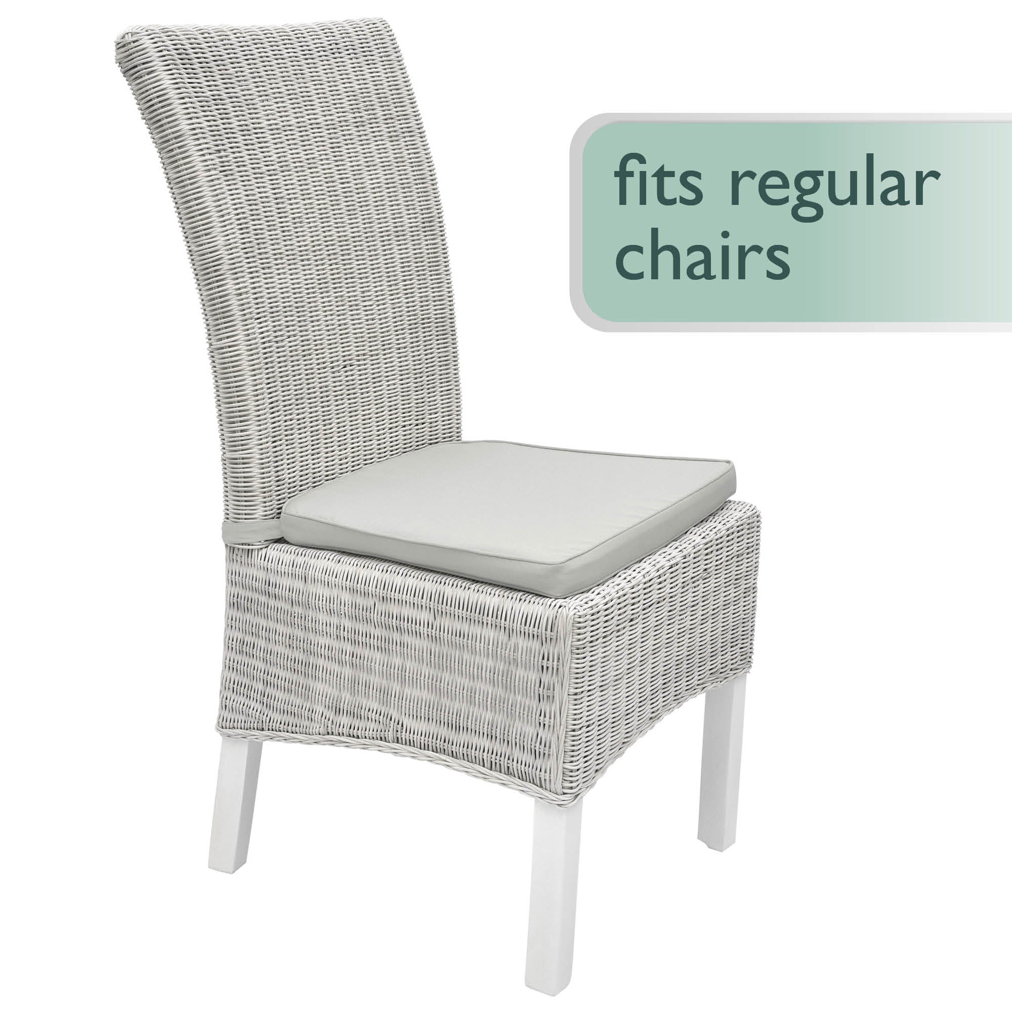 Beautissu Indoor & Outdoor Stuhlkissen 40×45x5 cm Trapezförmig – Sitzk