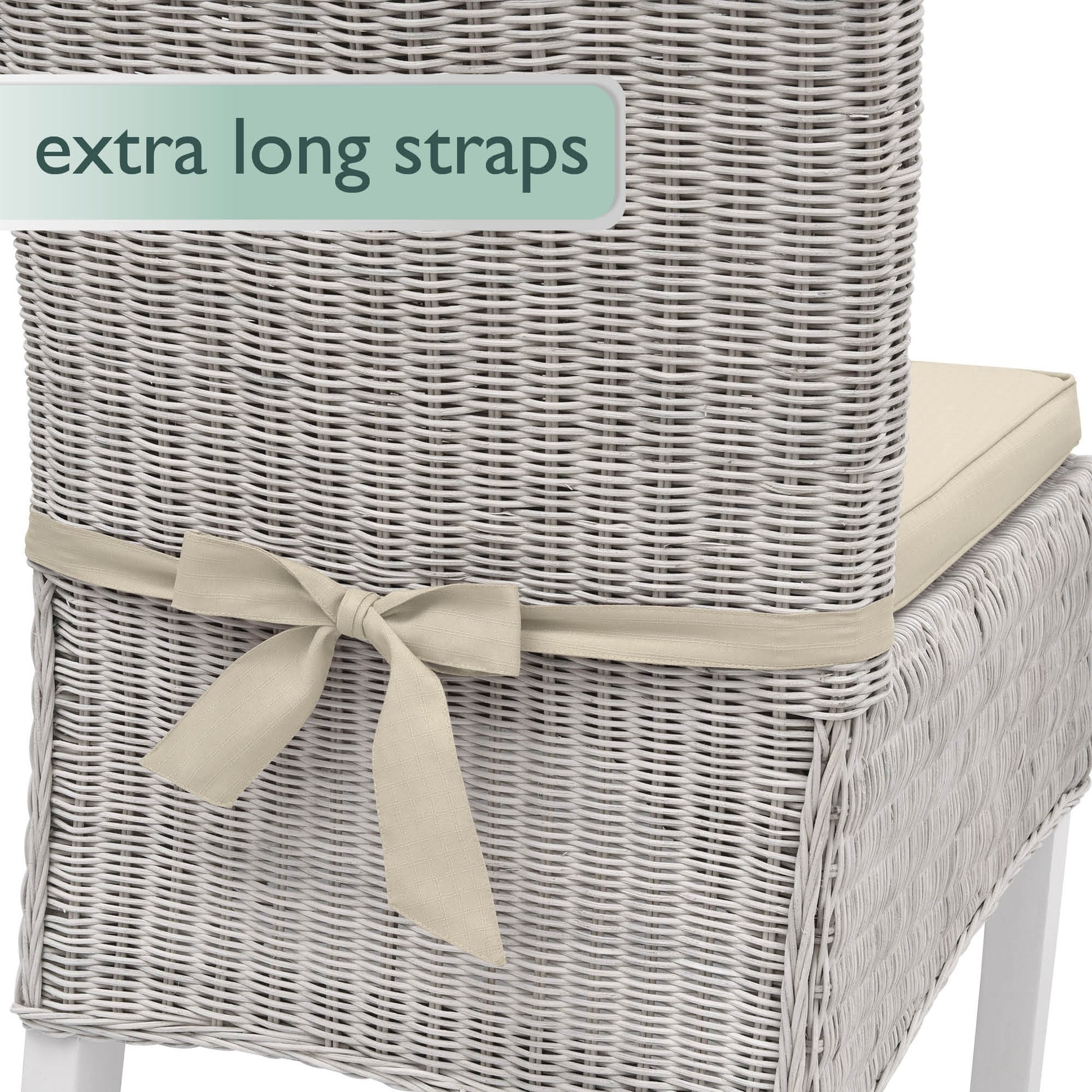 Beautissu Indoor & Outdoor Stuhlkissen 40×45x5 cm Trapezförmig – Sitzk