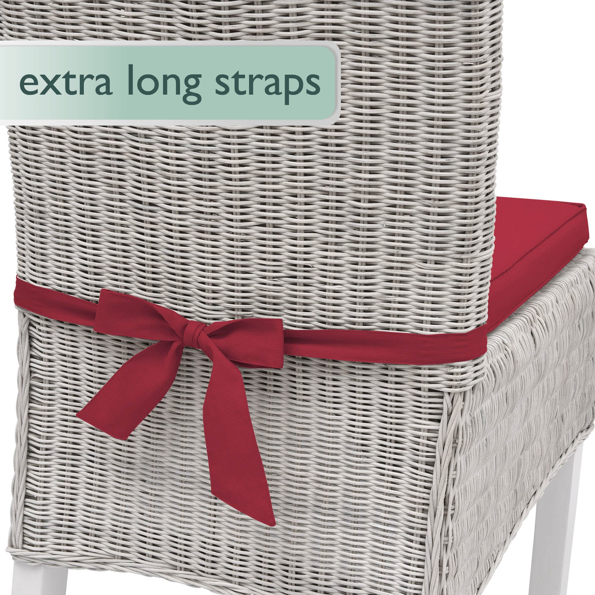 Beautissu Indoor & Outdoor Stuhlkissen 40×45x5 cm Trapezförmig – Sitzk