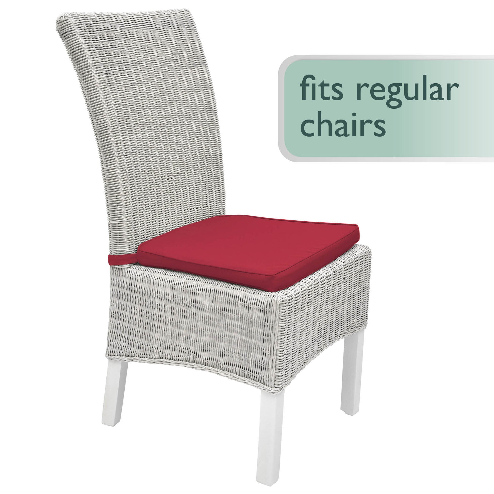 Beautissu Indoor & Outdoor Stuhlkissen 40×45x5 cm Trapezförmig – Sitzk