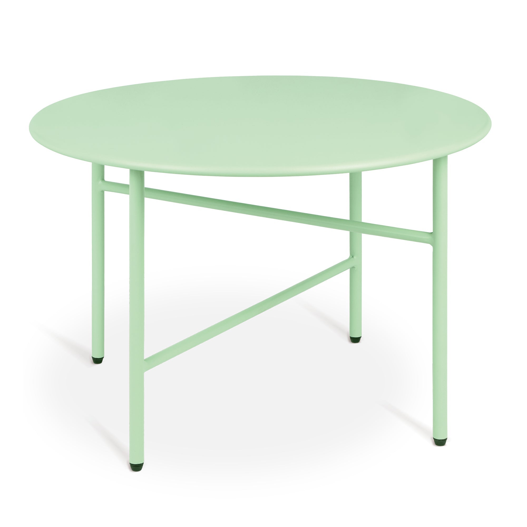 2er Set Beistelltisch Metall Finn mit robustem, kratz- und rostbeständigem Design für Indoor und Outdoor Nutzung